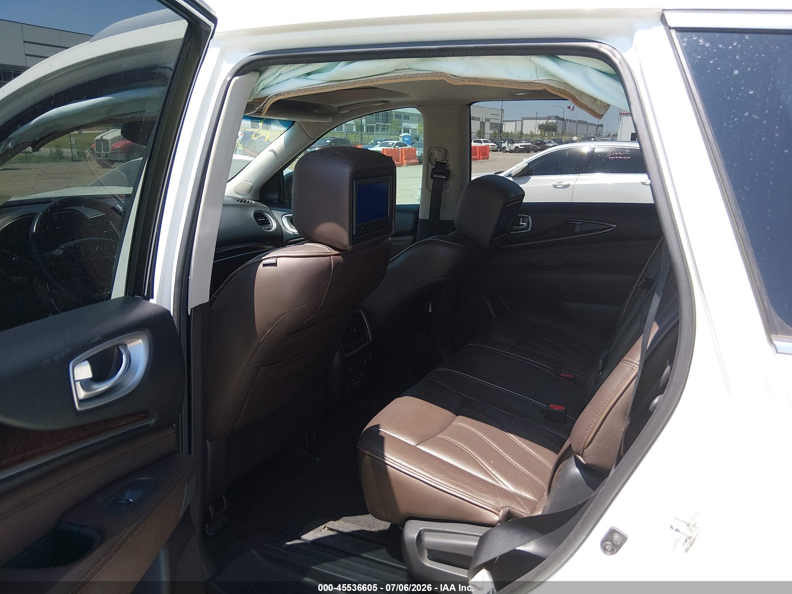 2014 Infiniti Qx60   White vin: 5N1AL0MN2EC546494