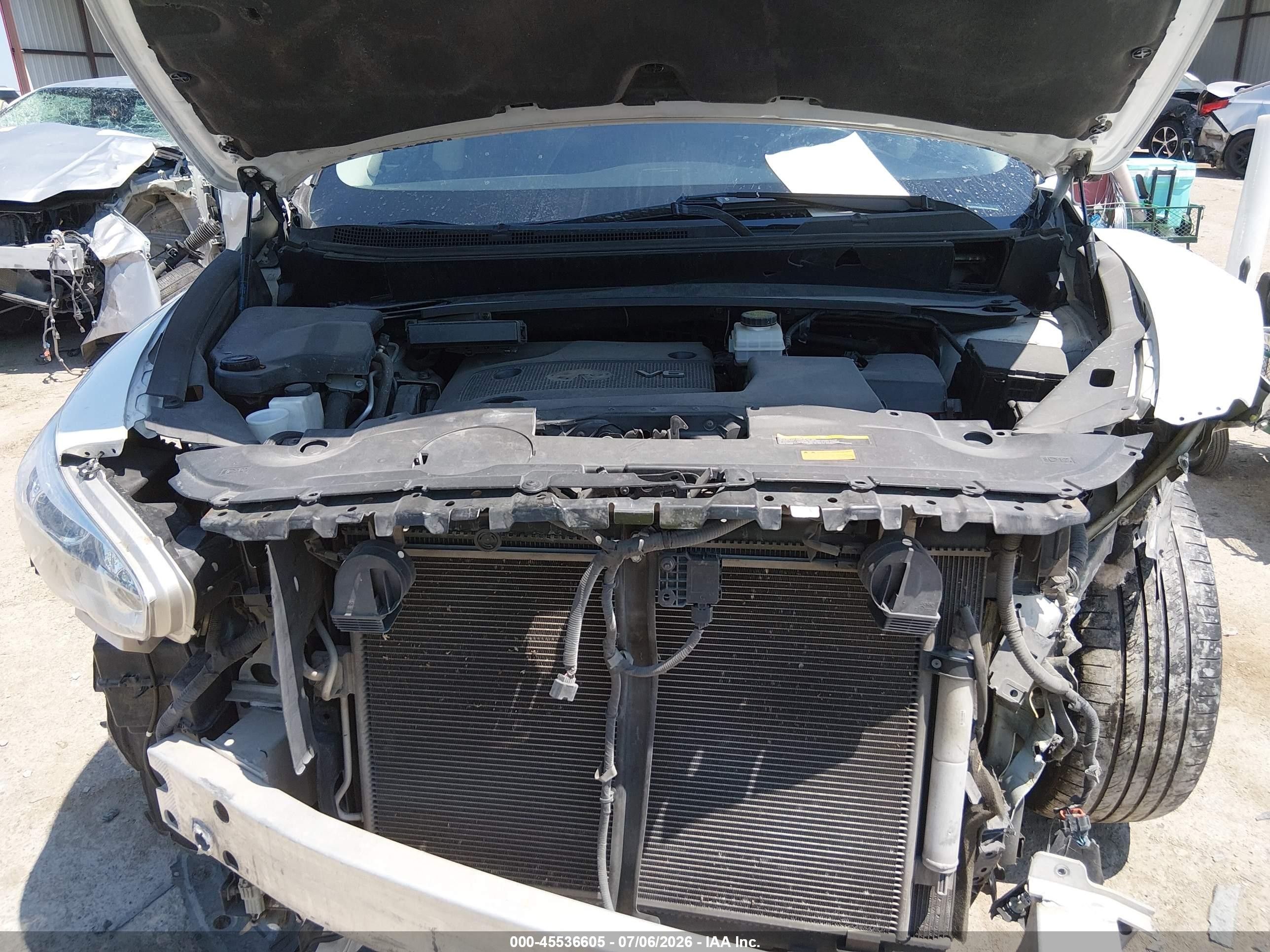 2014 Infiniti Qx60   White vin: 5N1AL0MN2EC546494