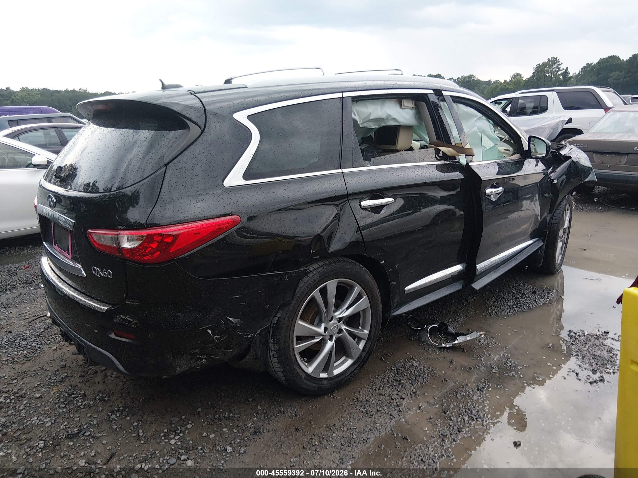2015 Infiniti Qx60 Black vin: 5N1AL0MN2FC515408