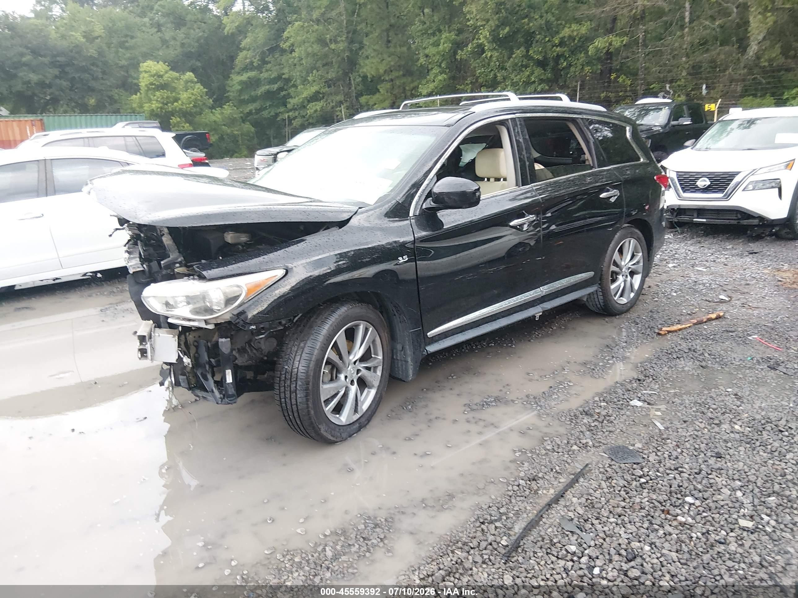 2015 Infiniti Qx60 Black vin: 5N1AL0MN2FC515408