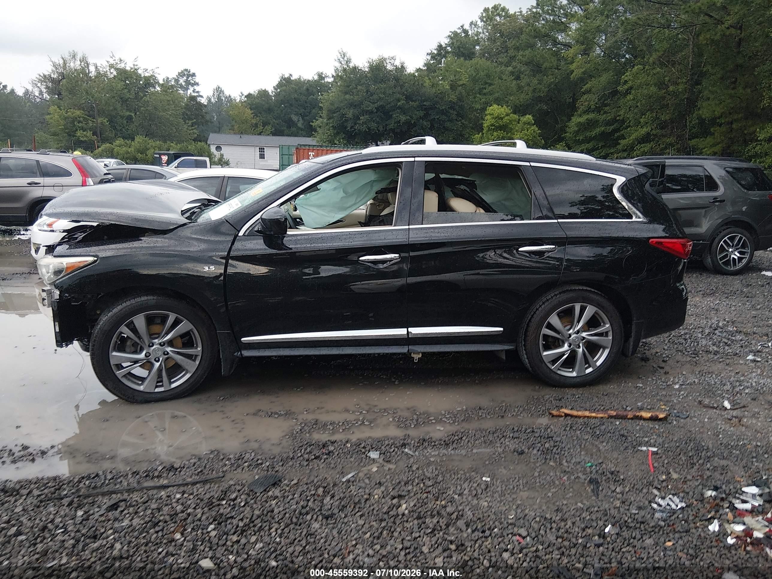 2015 Infiniti Qx60 Black vin: 5N1AL0MN2FC515408