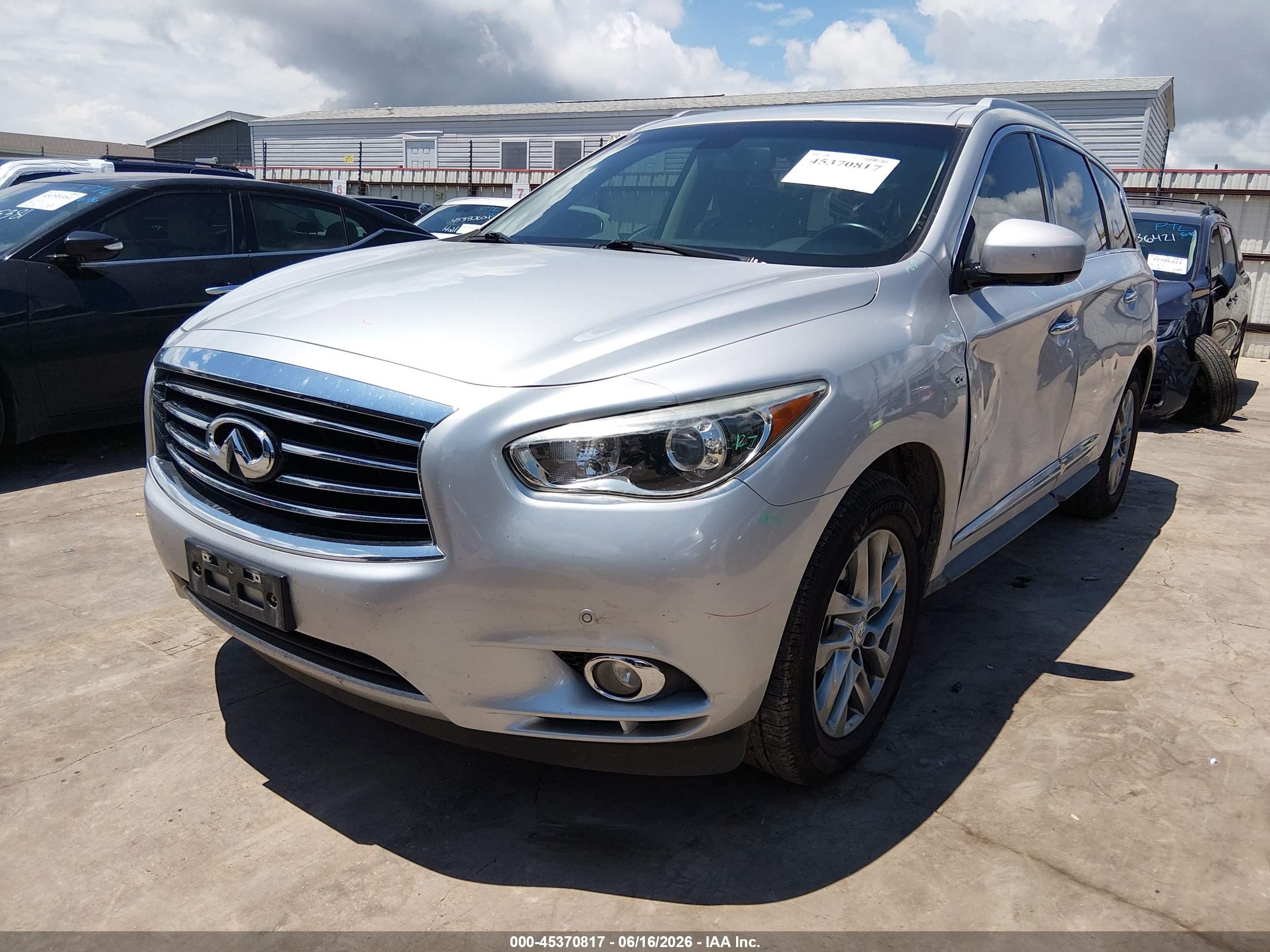 2015 Infiniti Qx60   Silver vin: 5N1AL0MN2FC516381