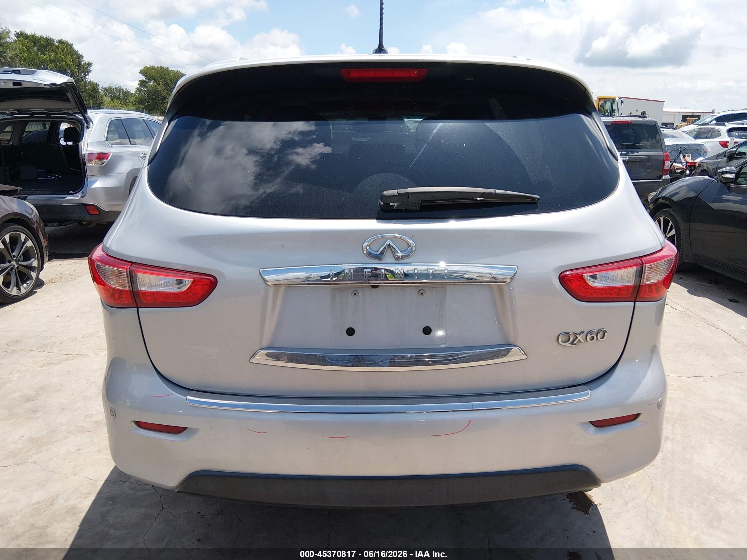 2015 Infiniti Qx60   Silver vin: 5N1AL0MN2FC516381