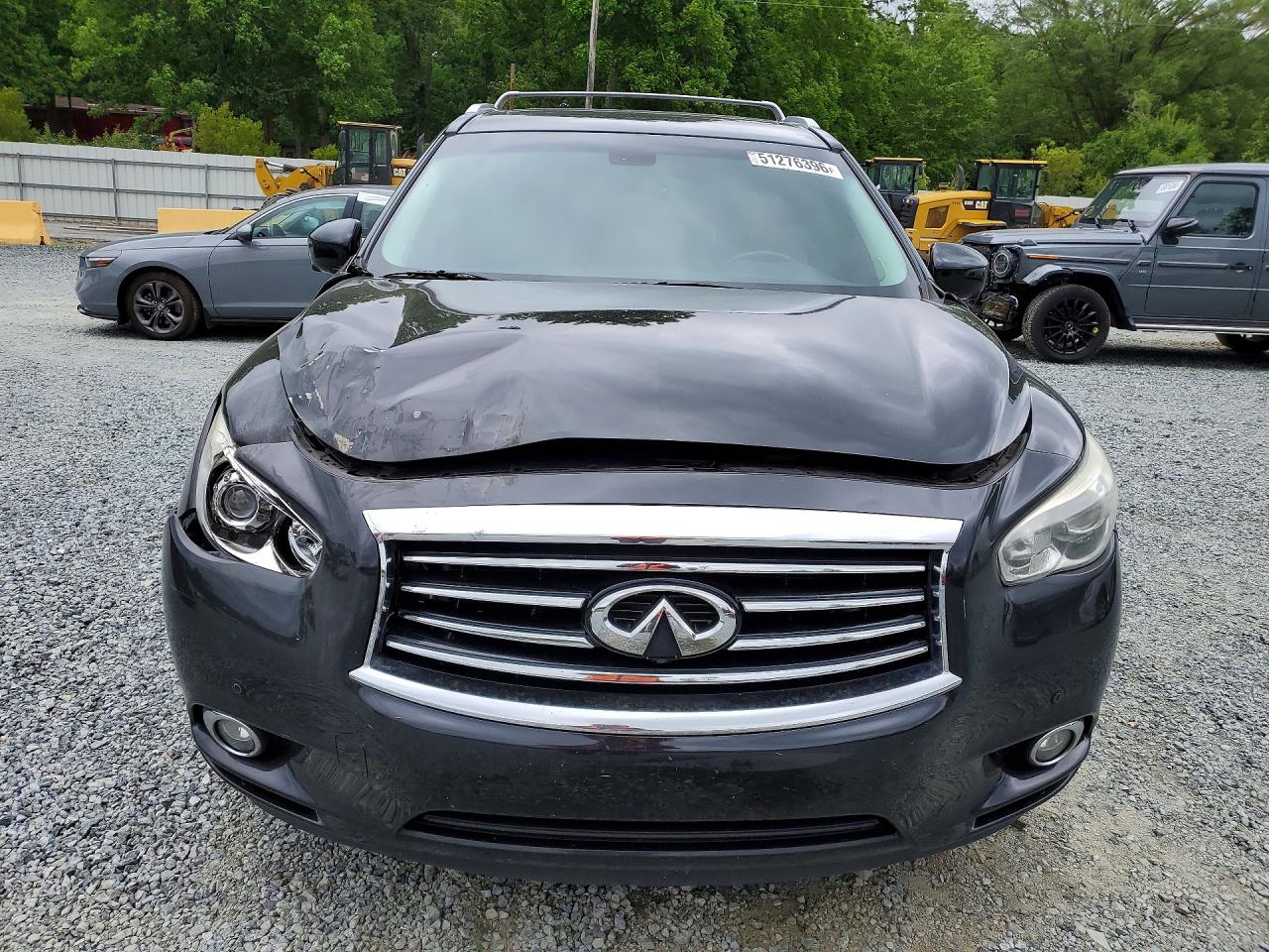 2015 Infiniti Qx60 Base Black vin: 5N1AL0MN2FC518499