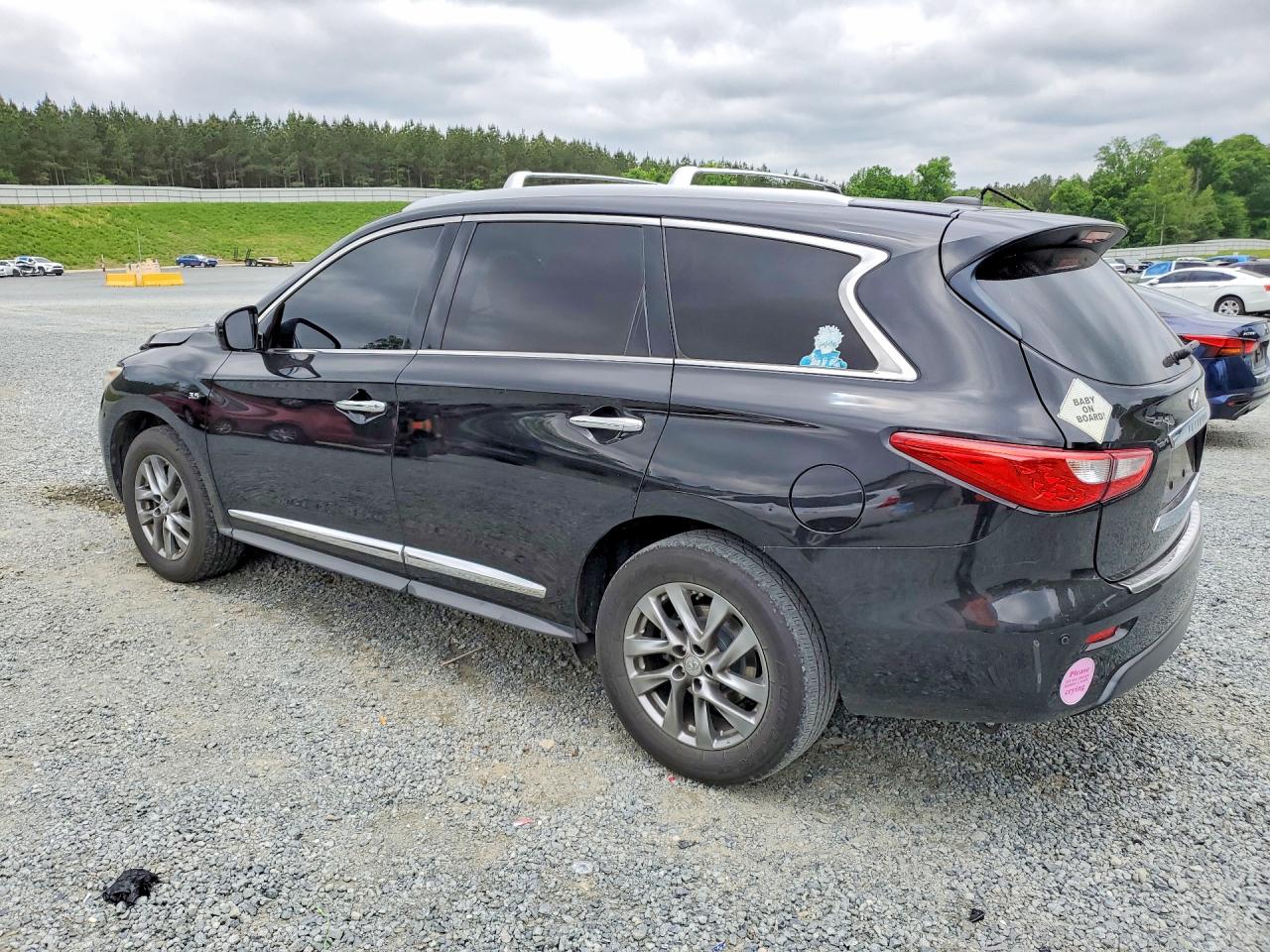 2015 Infiniti Qx60 Base Black vin: 5N1AL0MN2FC518499