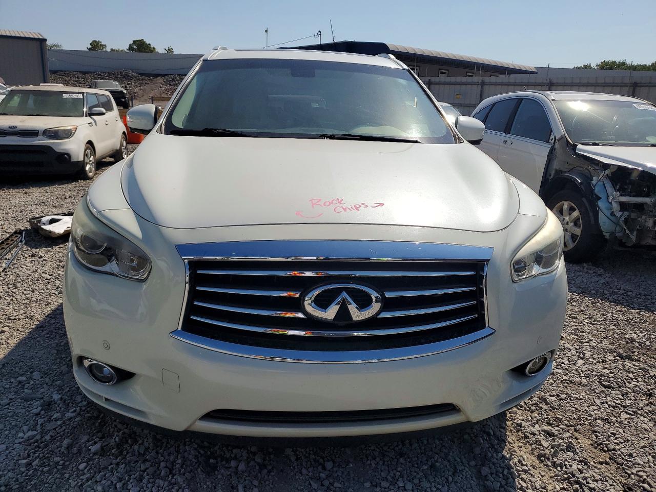2015 Infiniti Qx60 Base White vin: 5N1AL0MN2FC533956