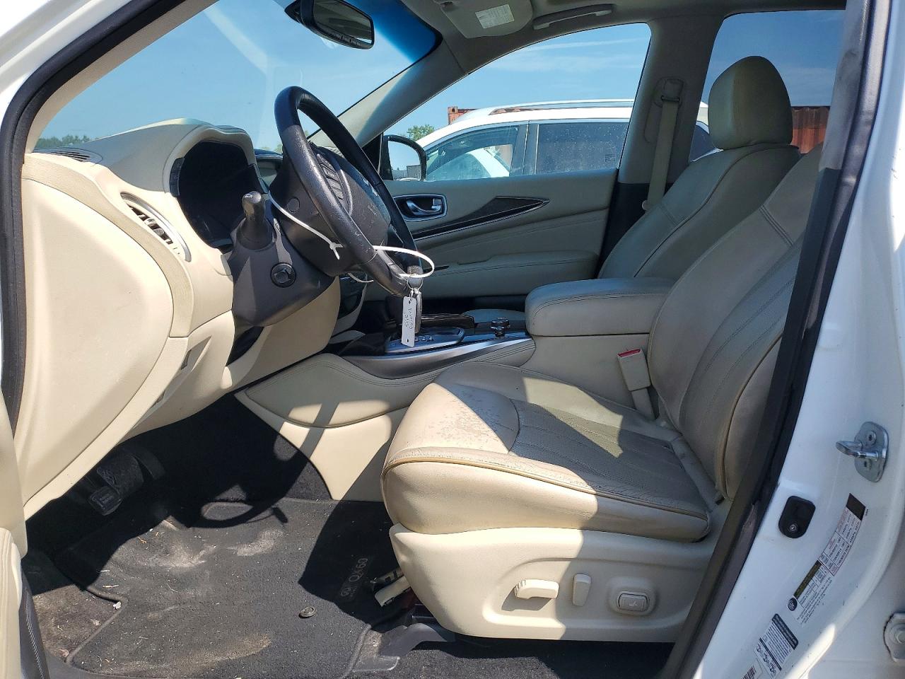 2015 Infiniti Qx60 Base White vin: 5N1AL0MN2FC533956
