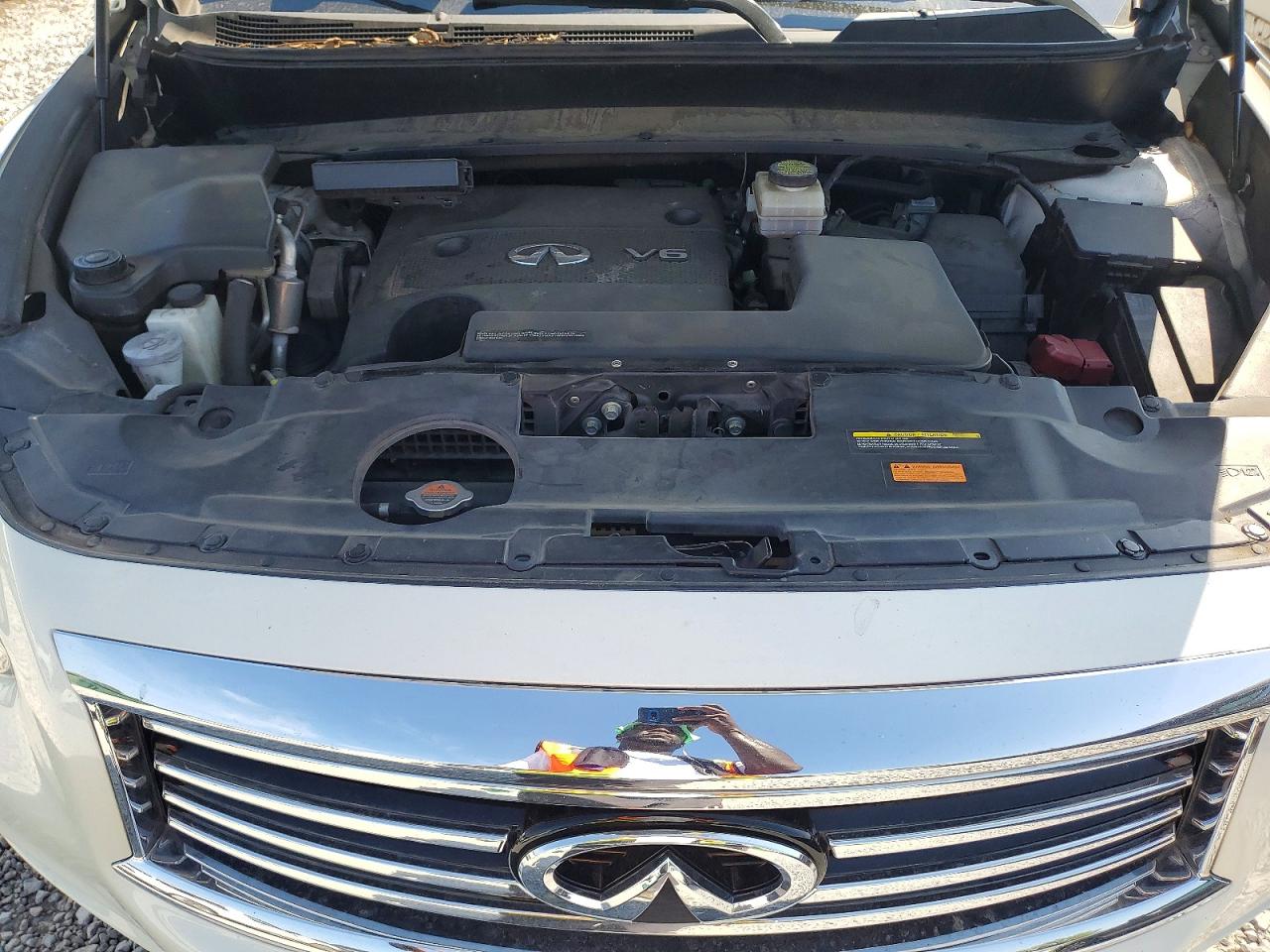 2015 Infiniti Qx60 Base White vin: 5N1AL0MN2FC533956