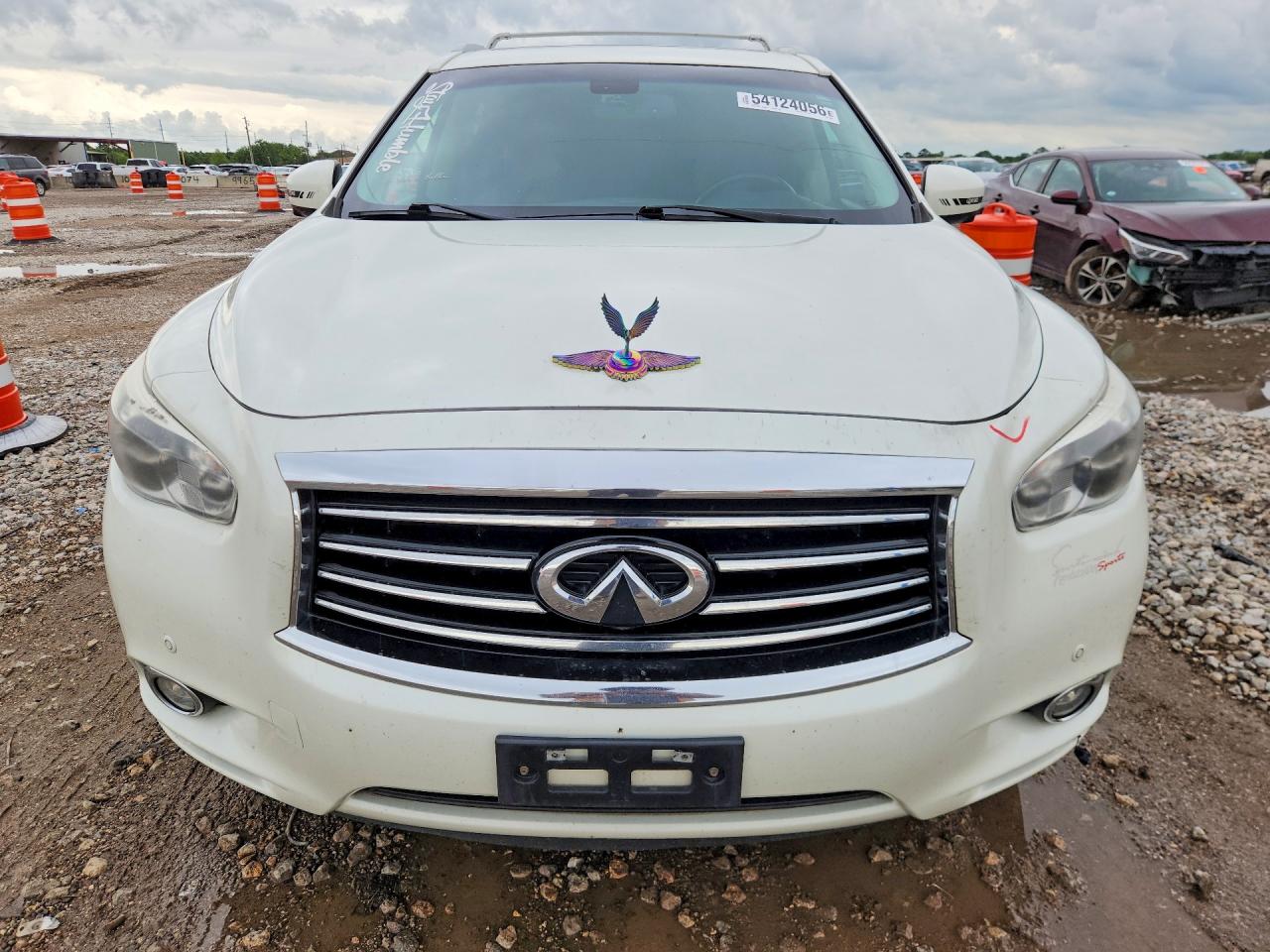 2015 Infiniti Qx60 Base White vin: 5N1AL0MN2FC538302