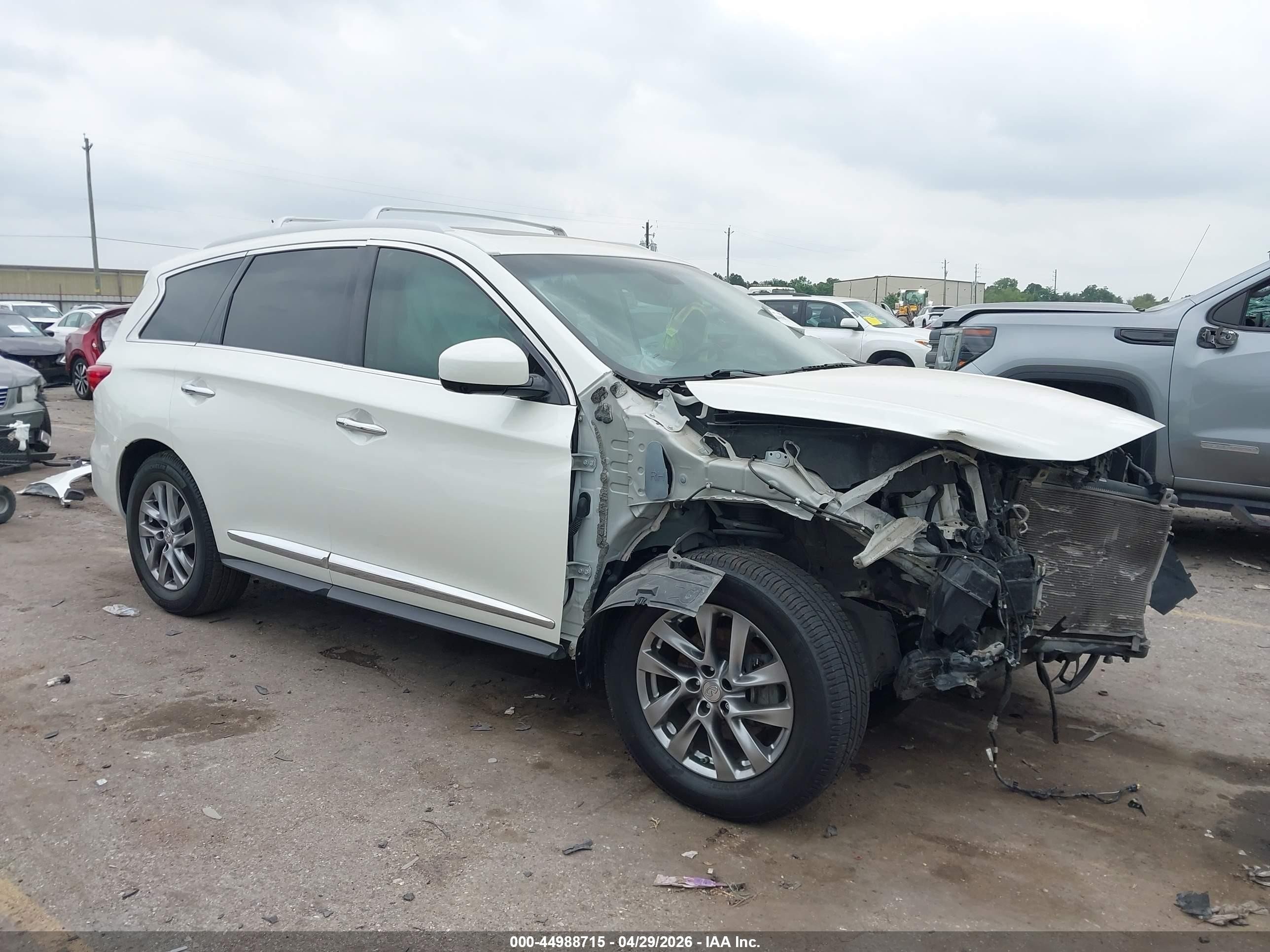 2015 Infiniti Qx60   Белый vin: 5N1AL0MN2FC538610