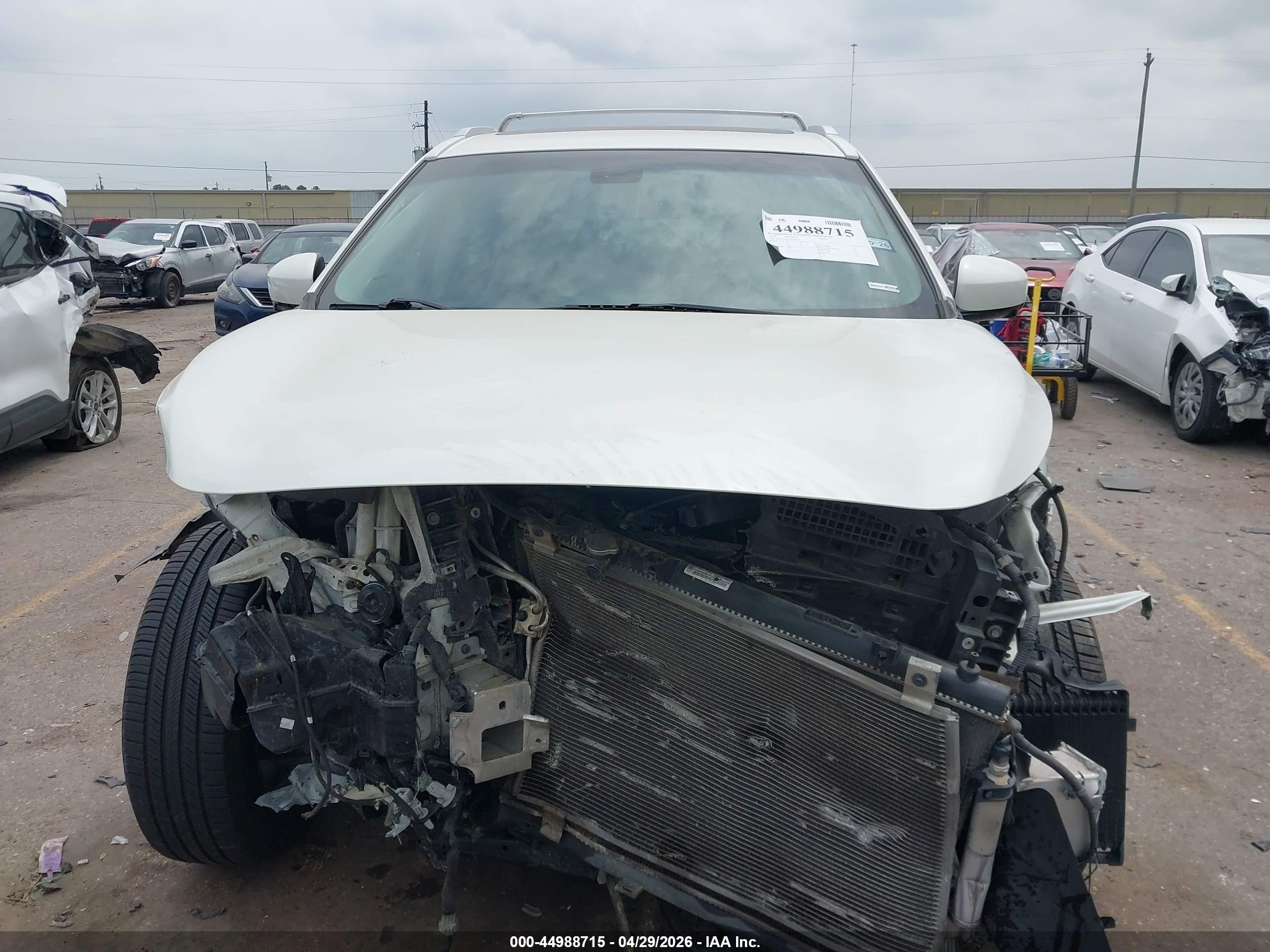 2015 Infiniti Qx60   White vin: 5N1AL0MN2FC538610
