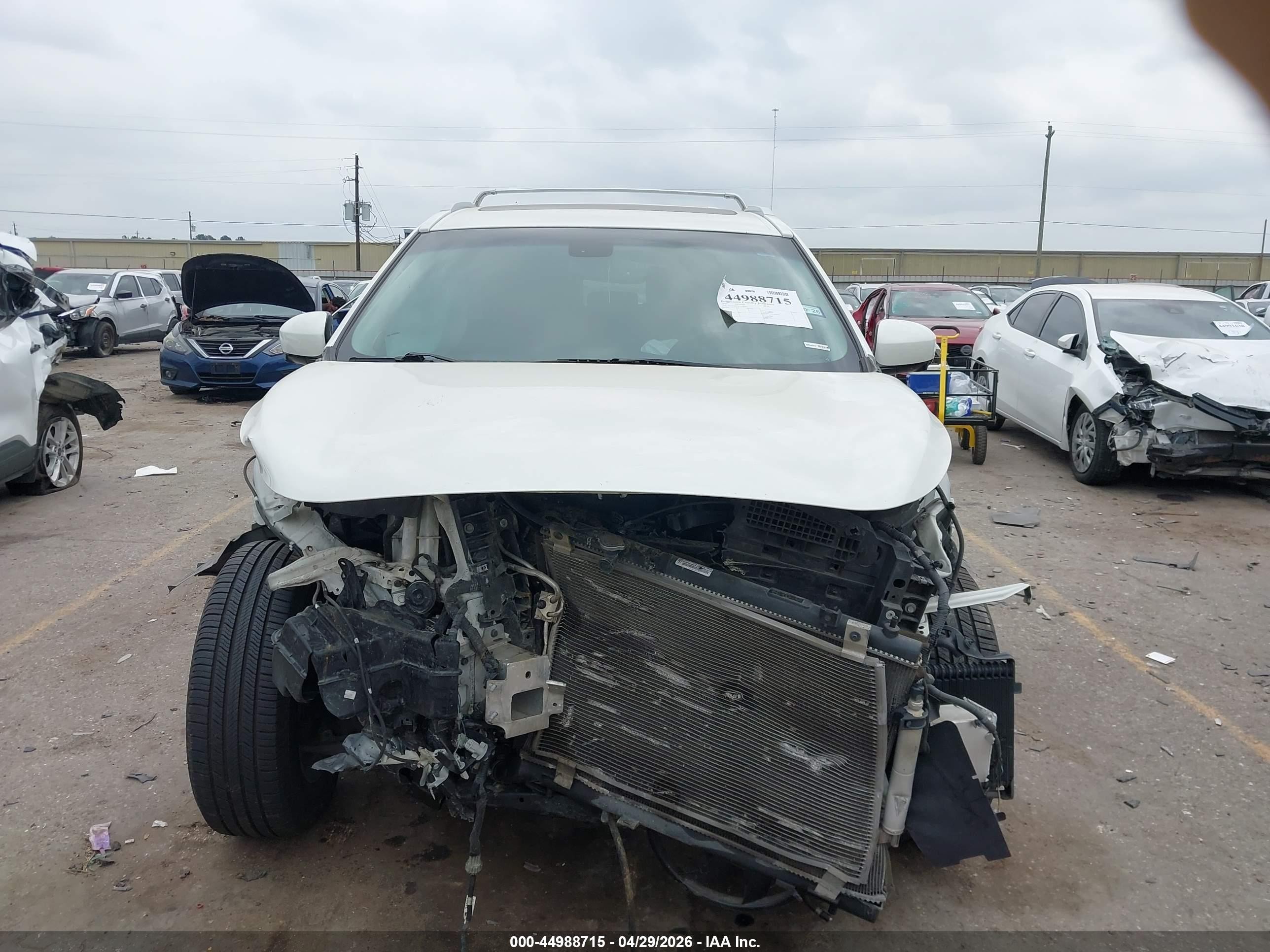 2015 Infiniti Qx60   White vin: 5N1AL0MN2FC538610