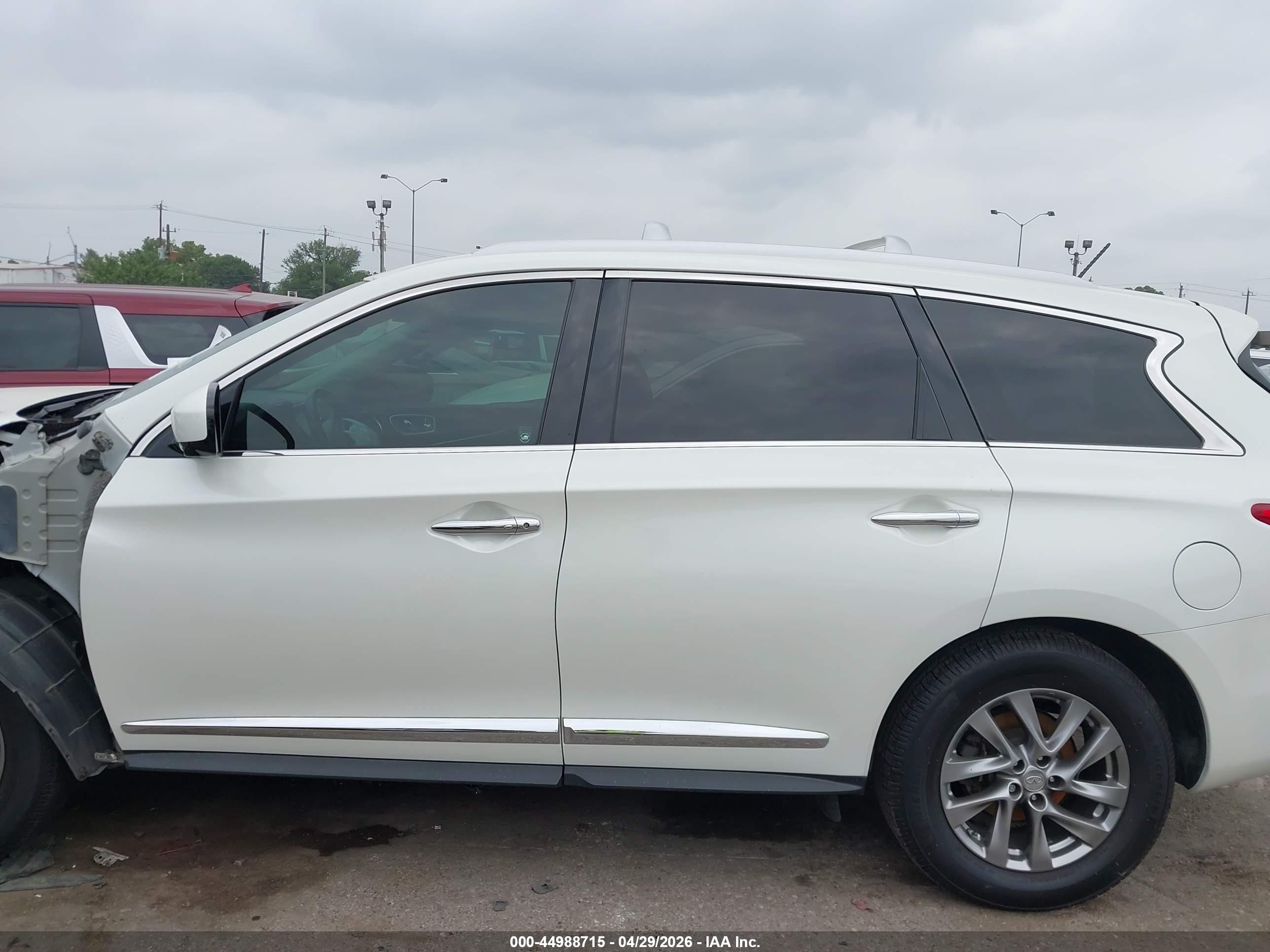2015 Infiniti Qx60   White vin: 5N1AL0MN2FC538610