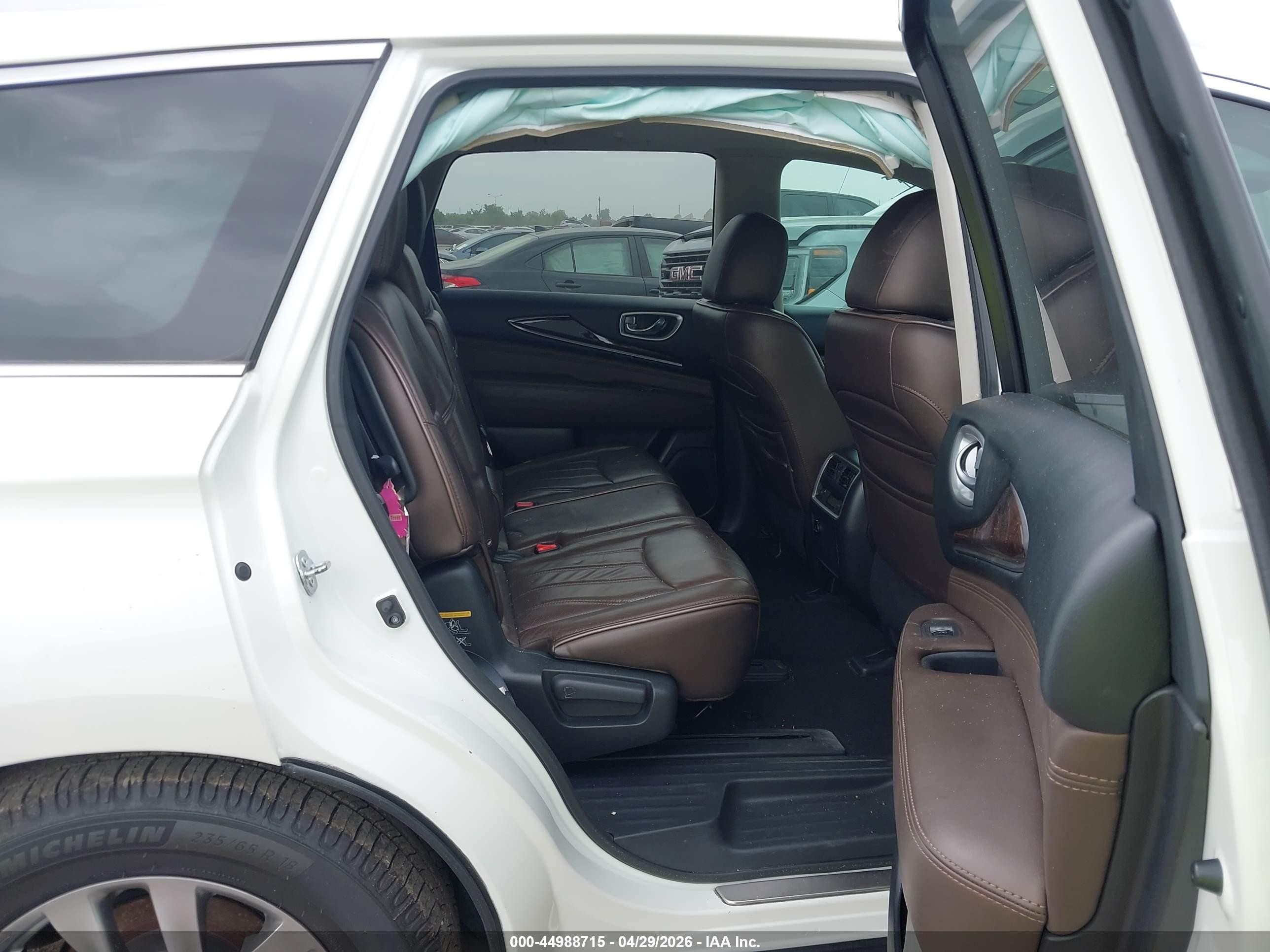 2015 Infiniti Qx60   White vin: 5N1AL0MN2FC538610