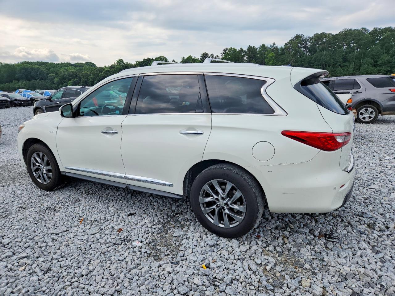 2015 Infiniti Qx60 Base White vin: 5N1AL0MN2FC544164