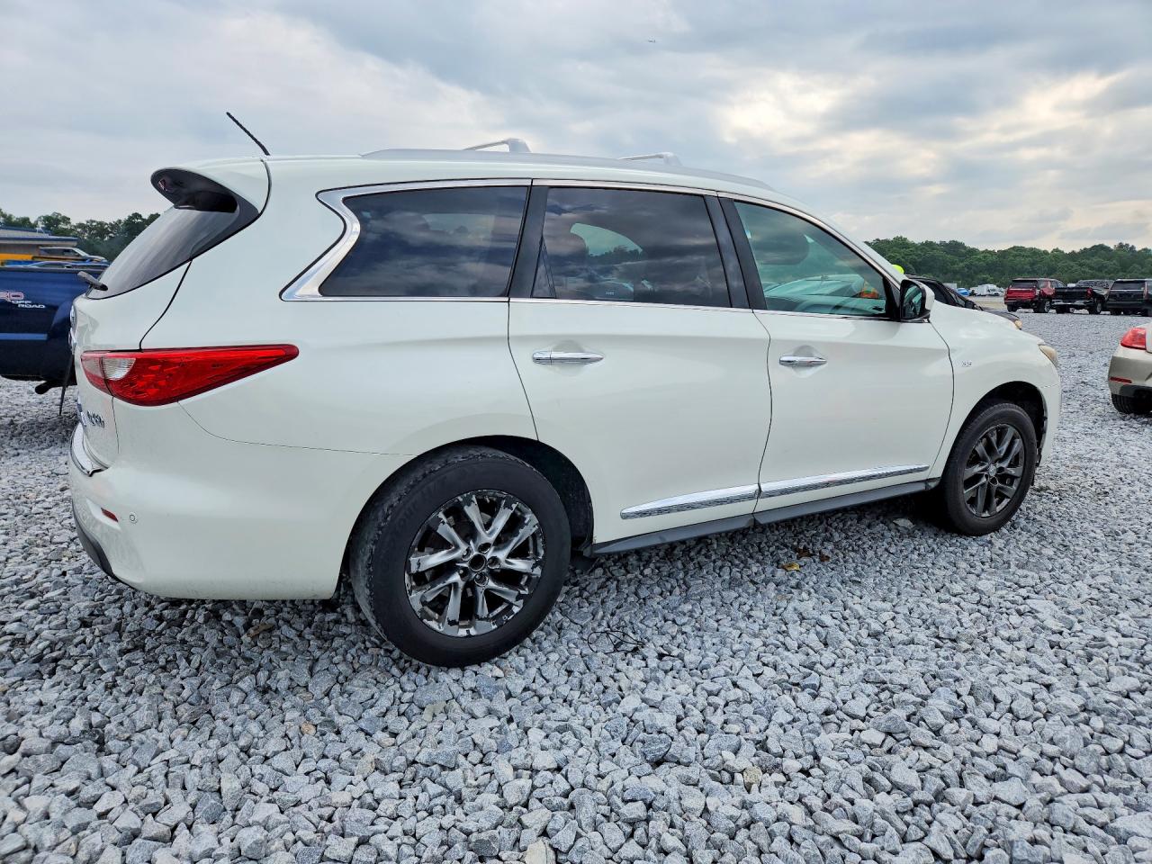 2015 Infiniti Qx60 Base White vin: 5N1AL0MN2FC544164