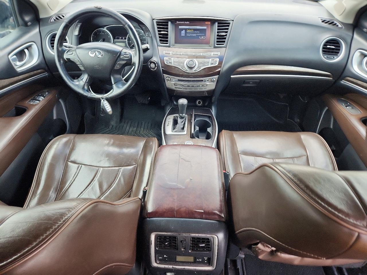 2015 Infiniti Qx60 Base White vin: 5N1AL0MN2FC544164