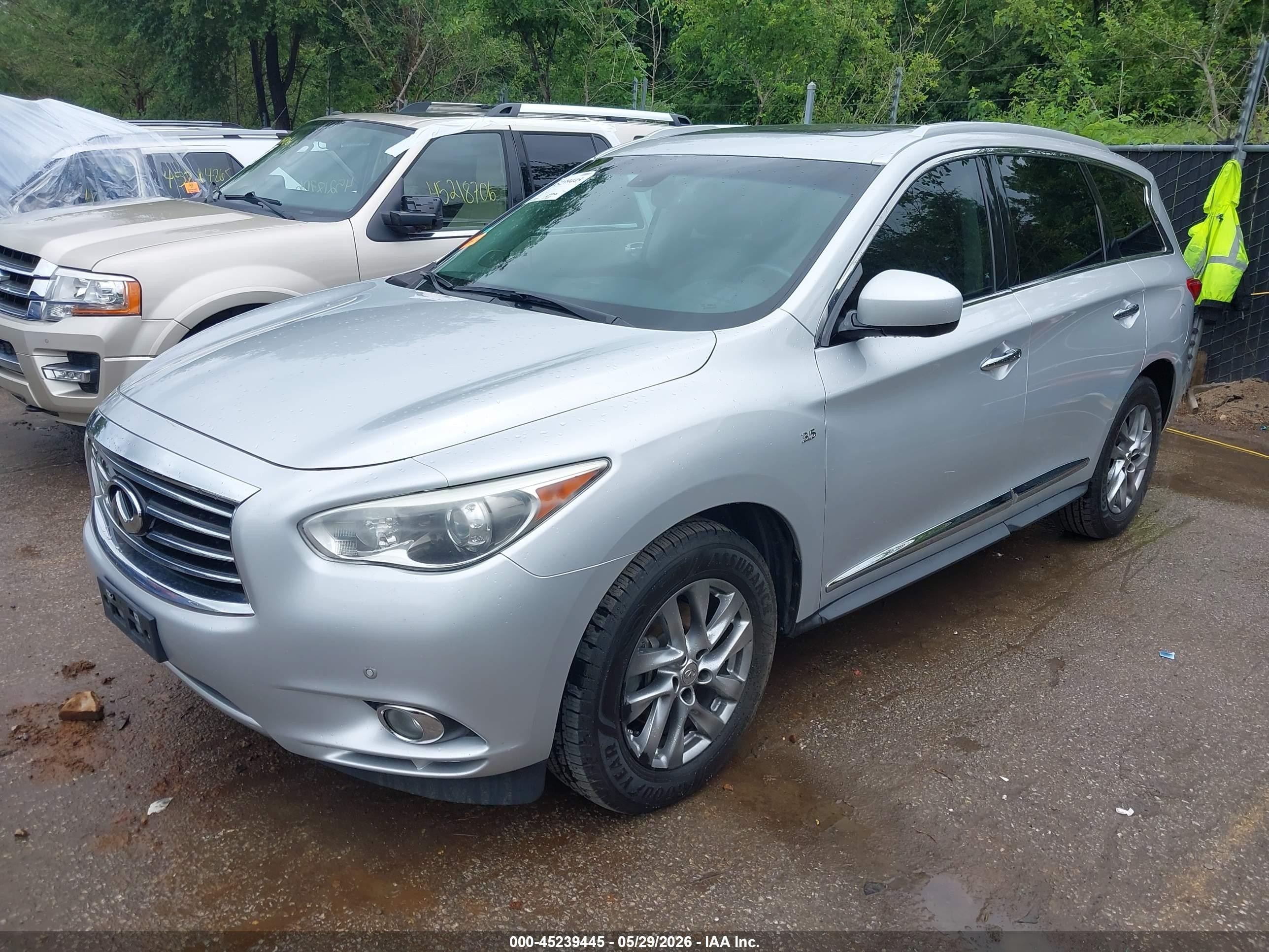 2015 Infiniti Qx60 Silver vin: 5N1AL0MN2FC554614