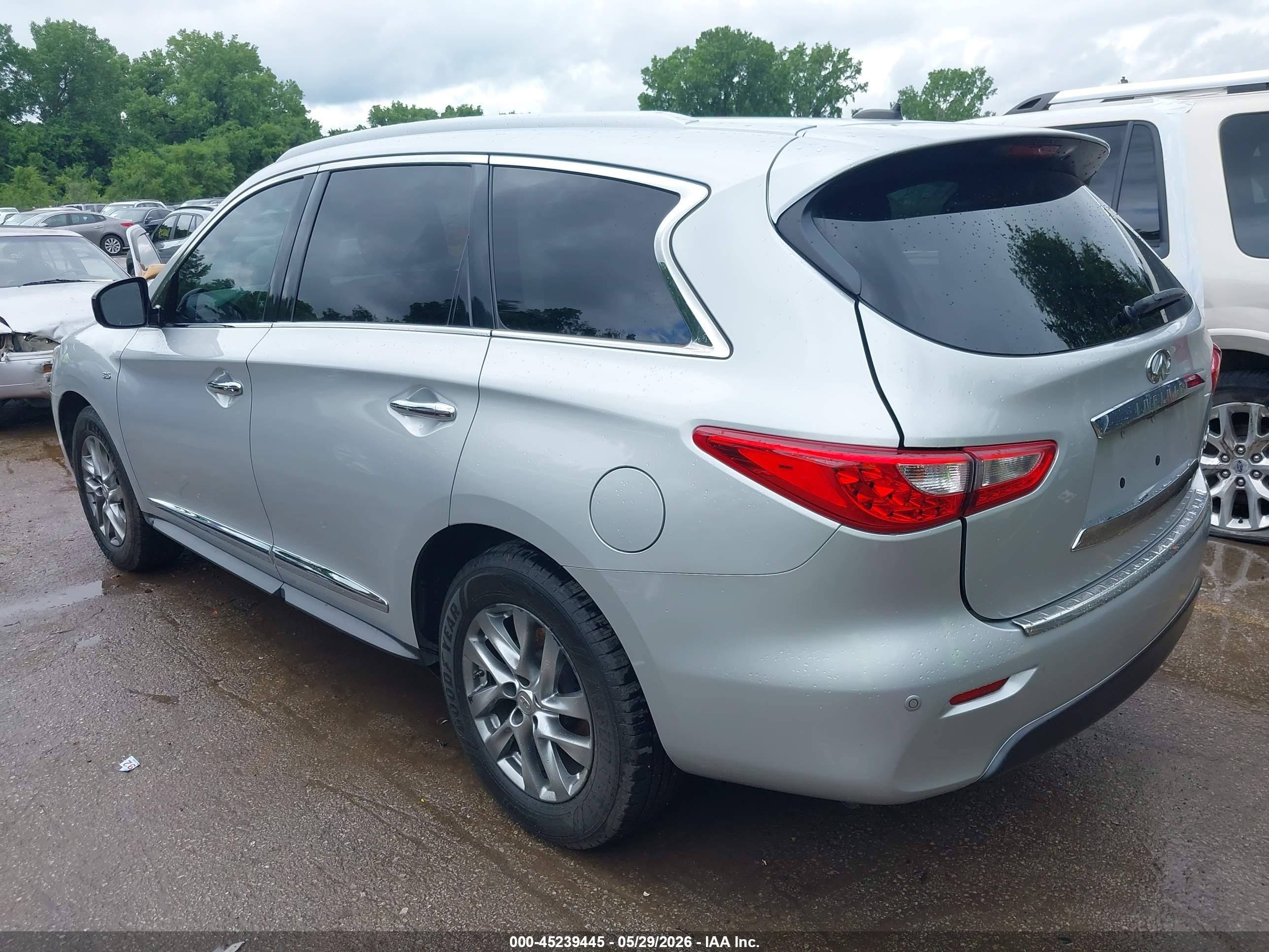 2015 Infiniti Qx60 Silver vin: 5N1AL0MN2FC554614