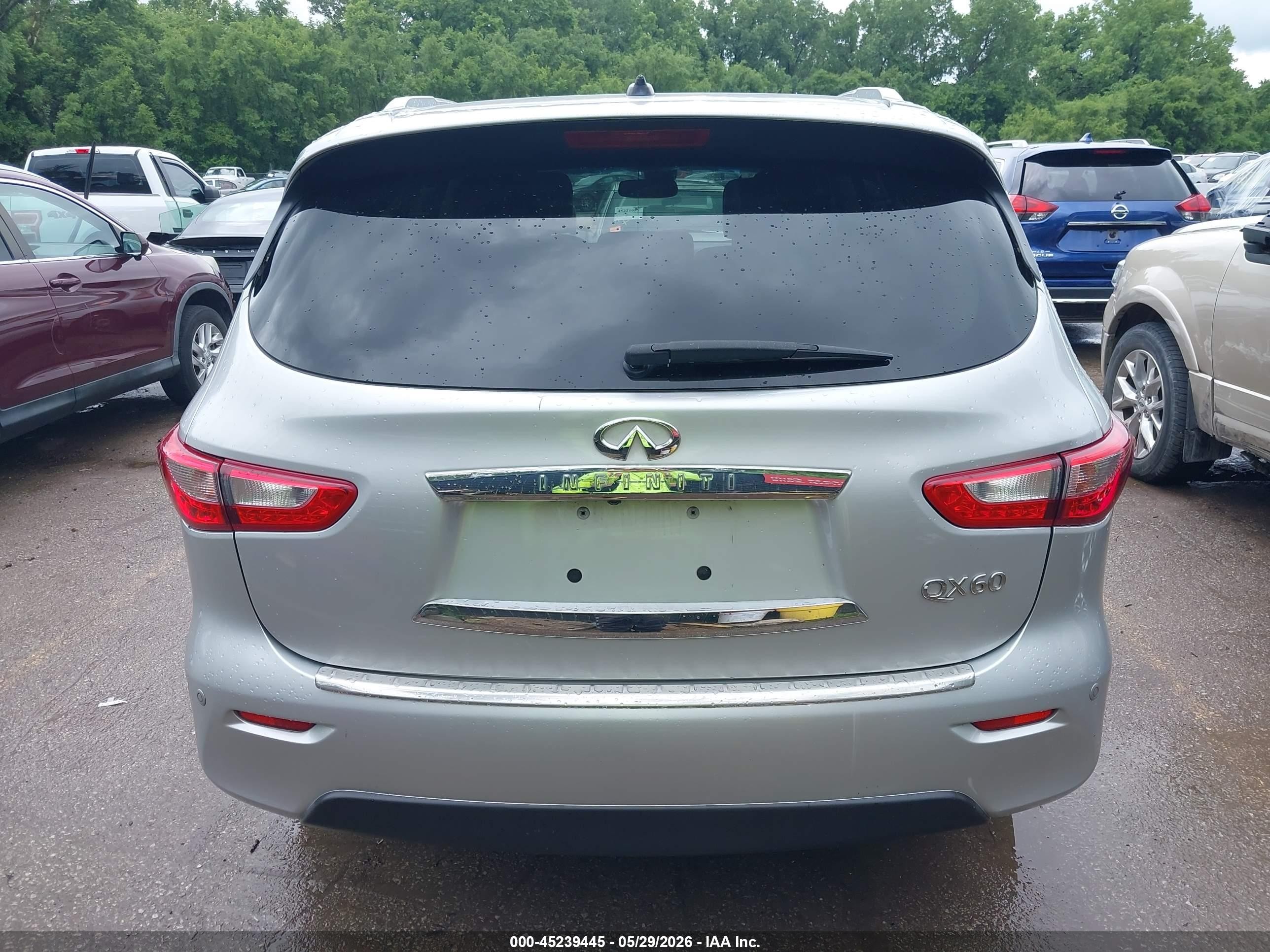 2015 Infiniti Qx60 Silver vin: 5N1AL0MN2FC554614