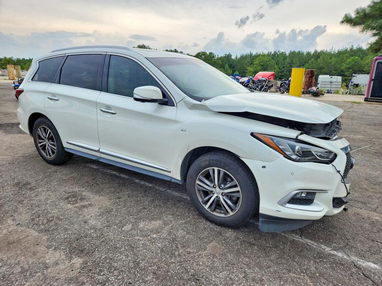 2016 Infiniti Qx60 Base White vin: 5N1AL0MN2GC531593
