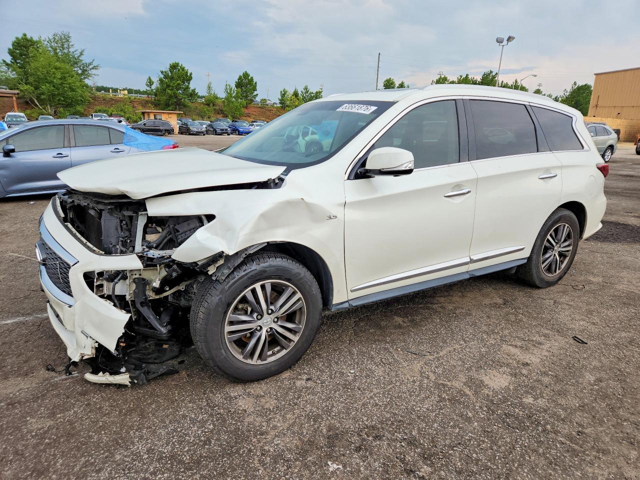 2016 Infiniti Qx60 Base White vin: 5N1AL0MN2GC531593