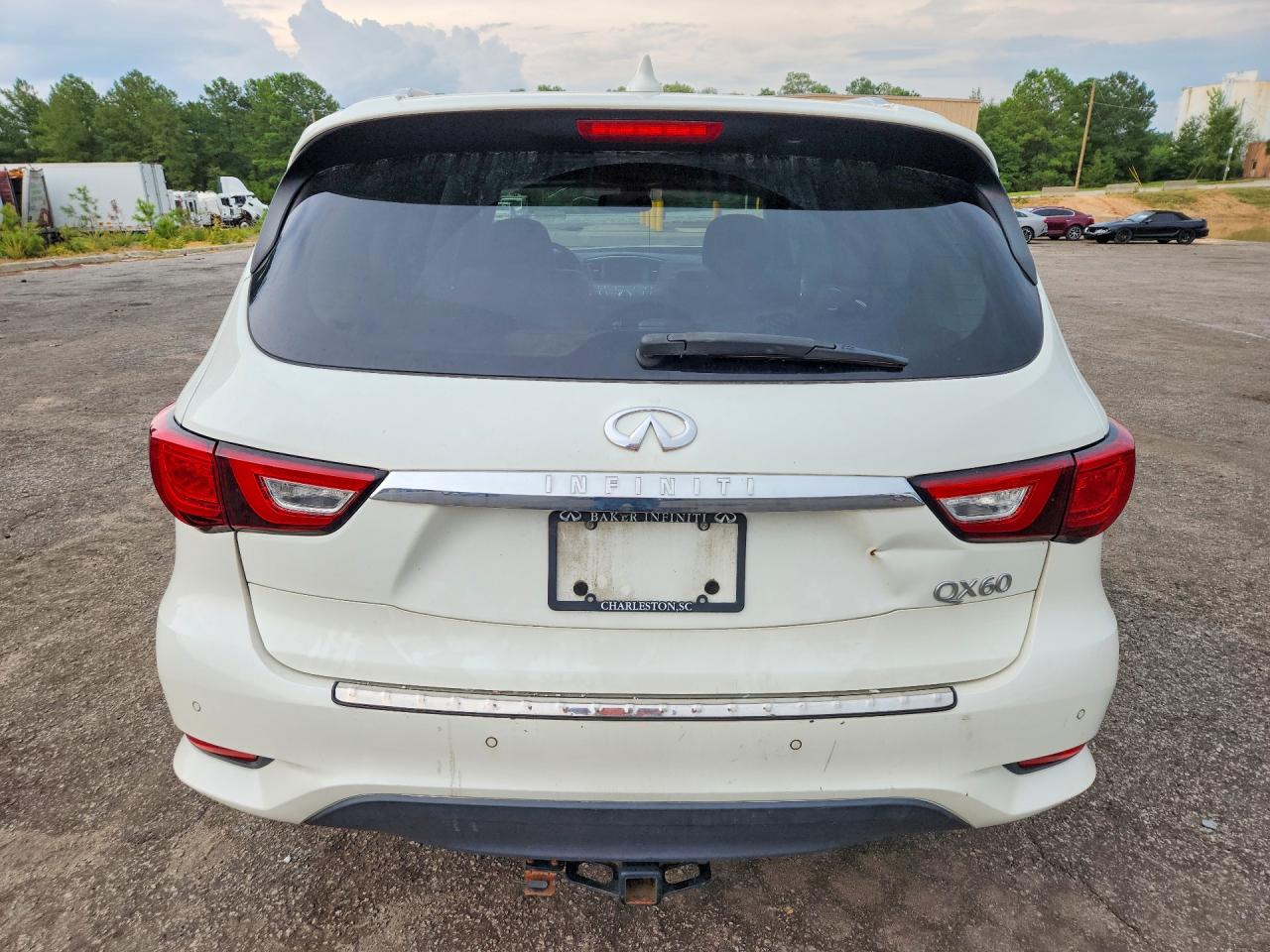 2016 Infiniti Qx60 Base White vin: 5N1AL0MN2GC531593