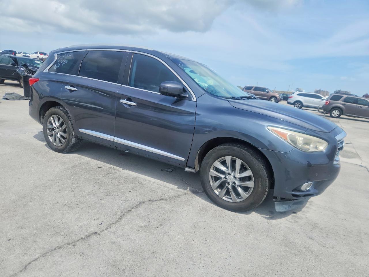 2013 Infiniti Jx35 Base Gray vin: 5N1AL0MN3DC302044