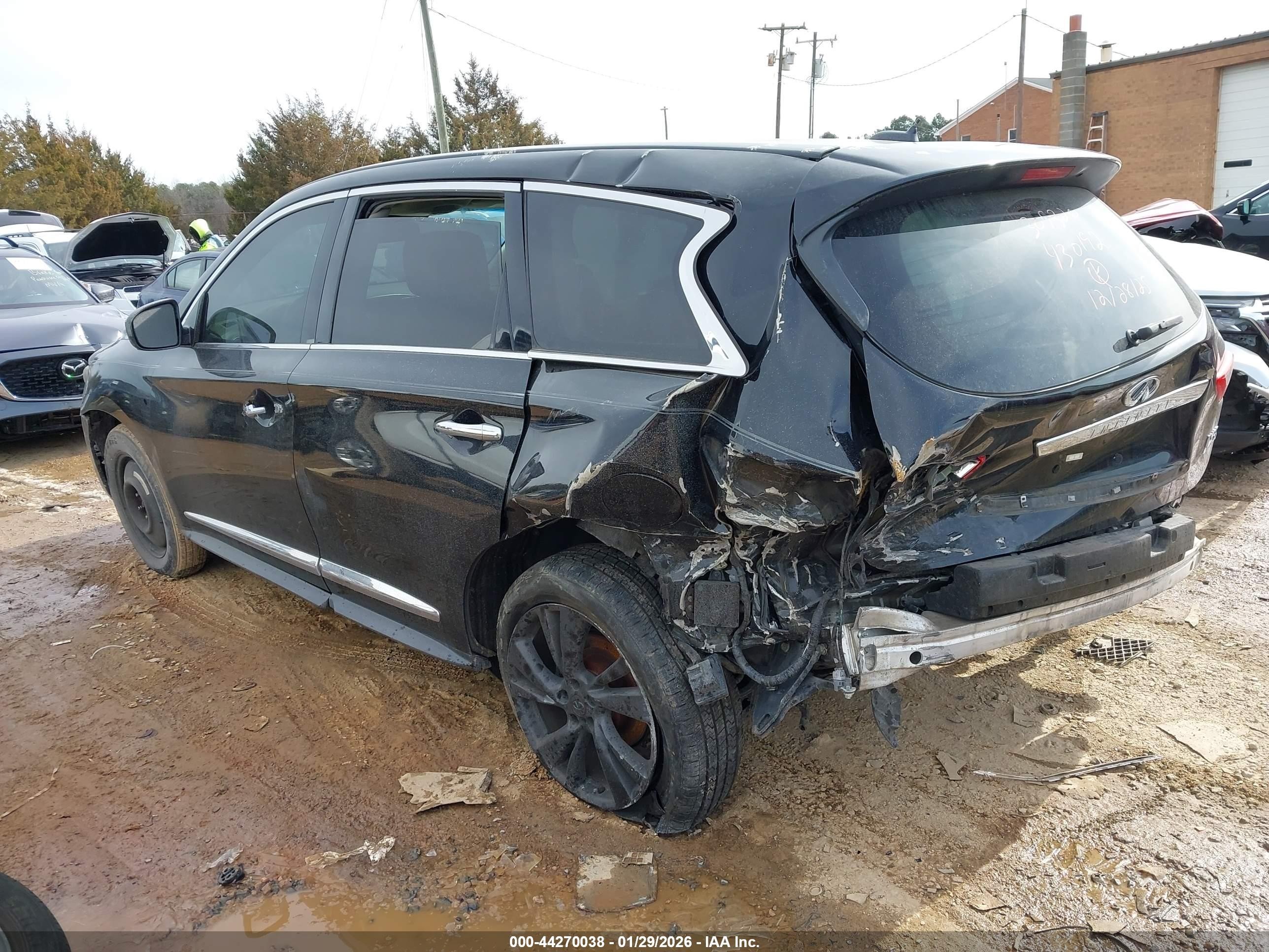 2013 Infiniti Jx35   Black vin: 5N1AL0MN3DC309320