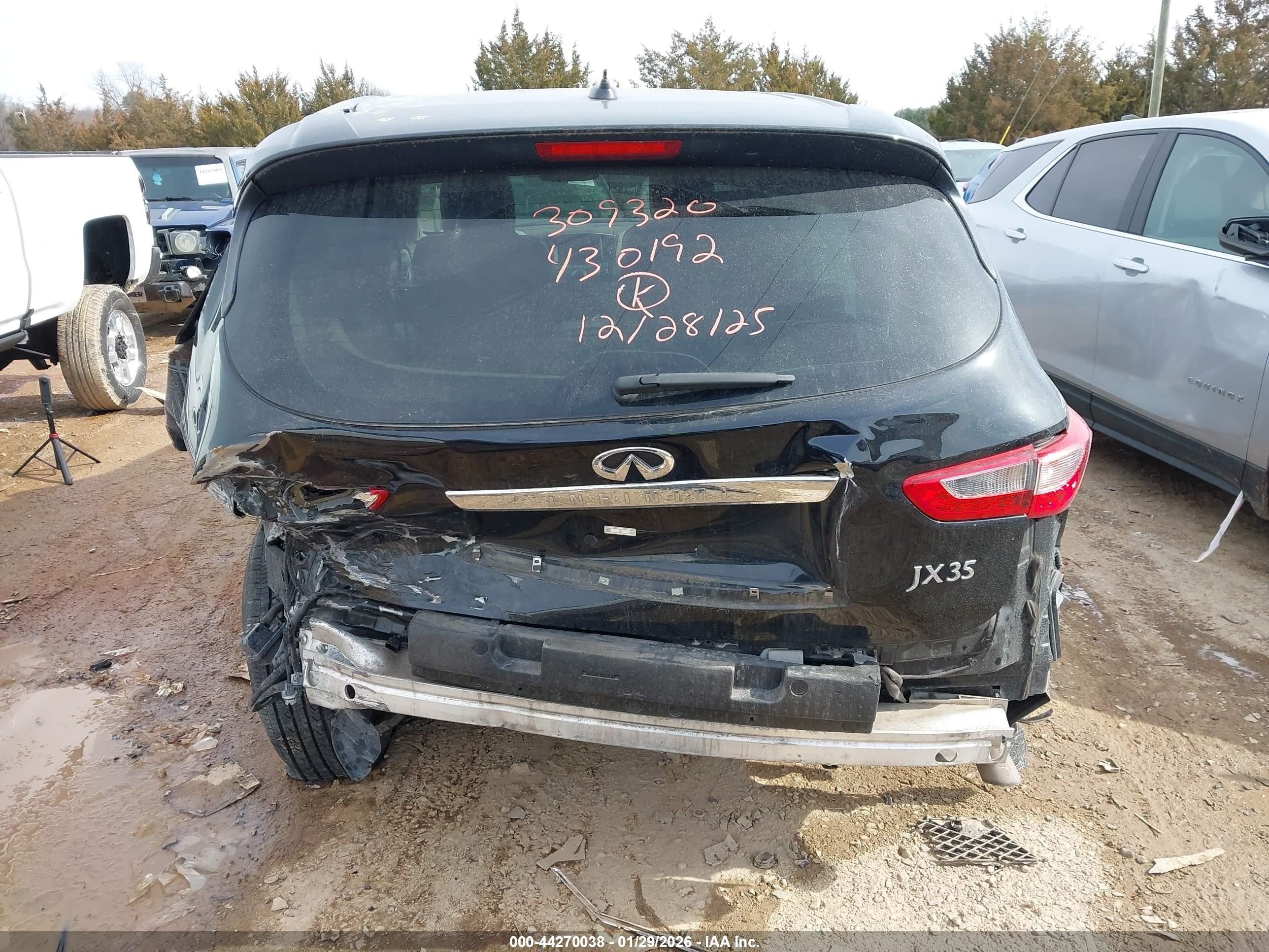2013 Infiniti Jx35   Black vin: 5N1AL0MN3DC309320