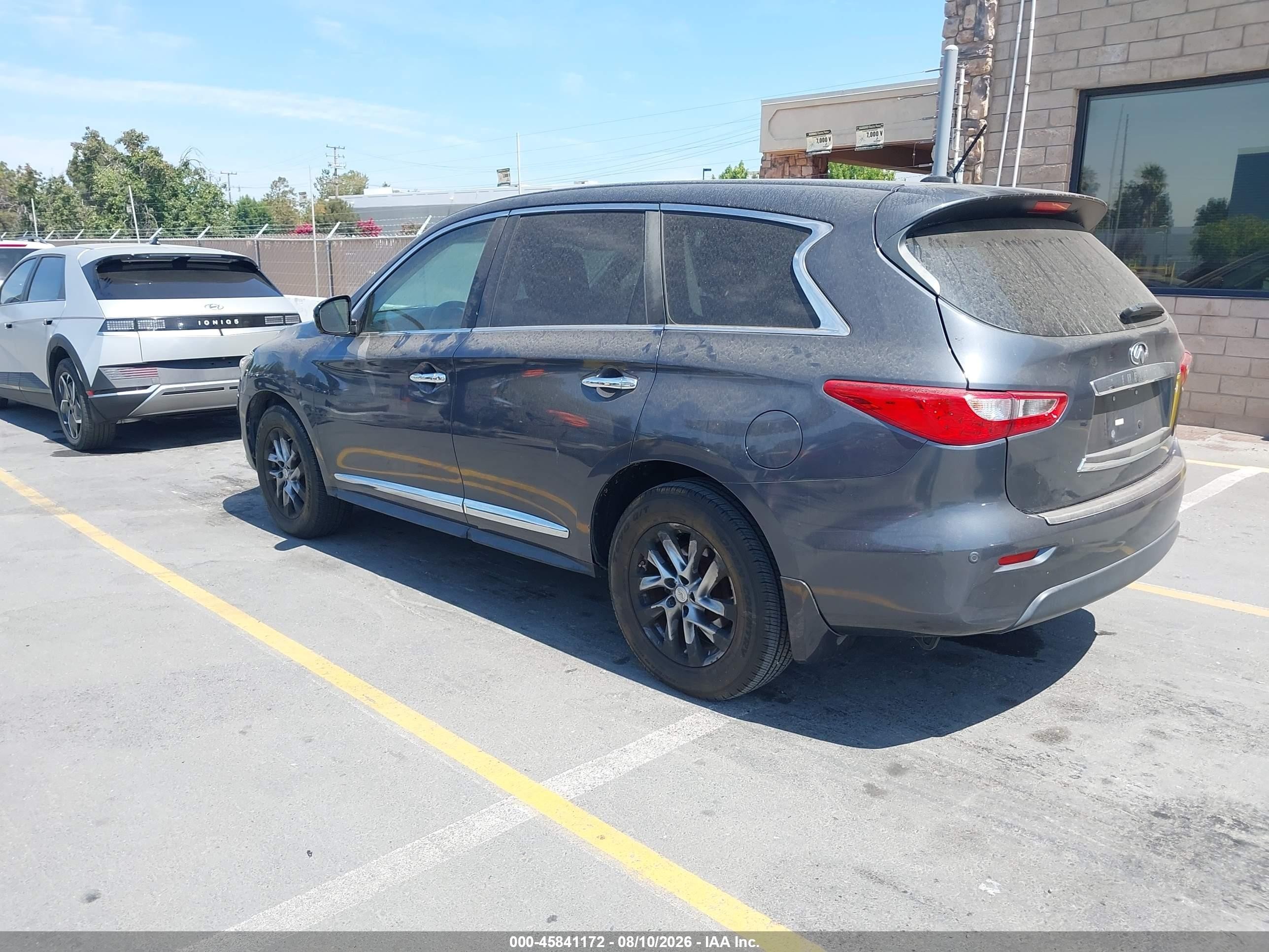 2013 Infiniti Jx35   Gray vin: 5N1AL0MN3DC317594