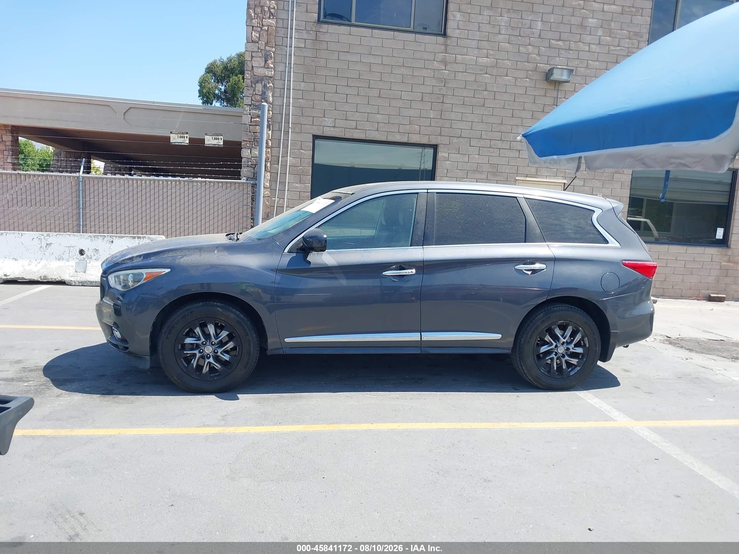 2013 Infiniti Jx35   Gray vin: 5N1AL0MN3DC317594