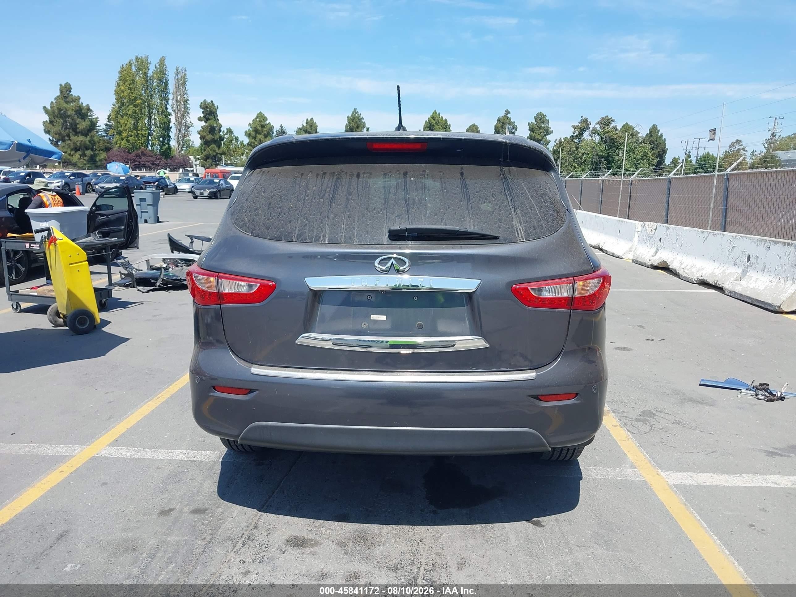 2013 Infiniti Jx35   Gray vin: 5N1AL0MN3DC317594