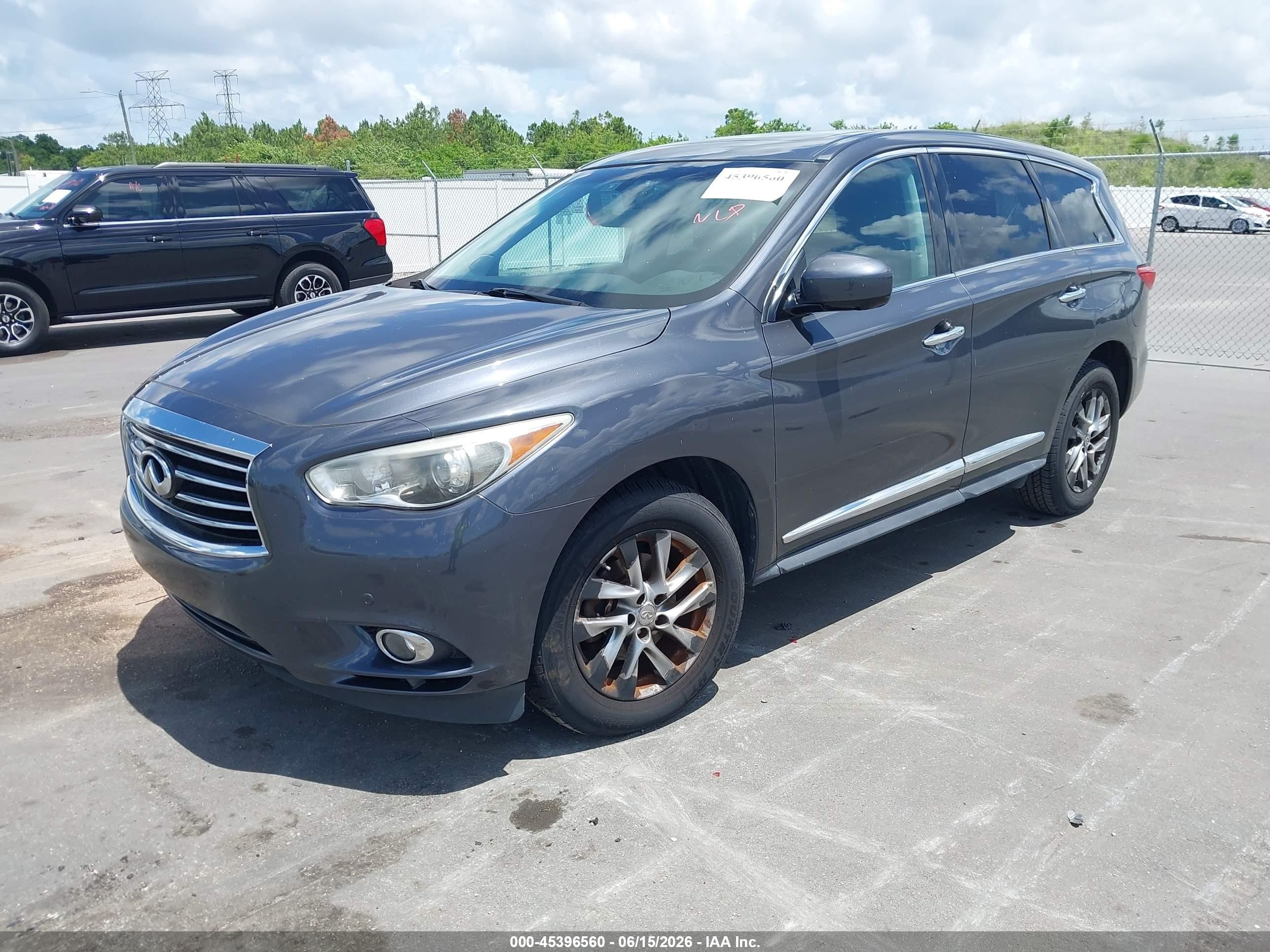 2013 Infiniti Jx35   Gray vin: 5N1AL0MN3DC320852