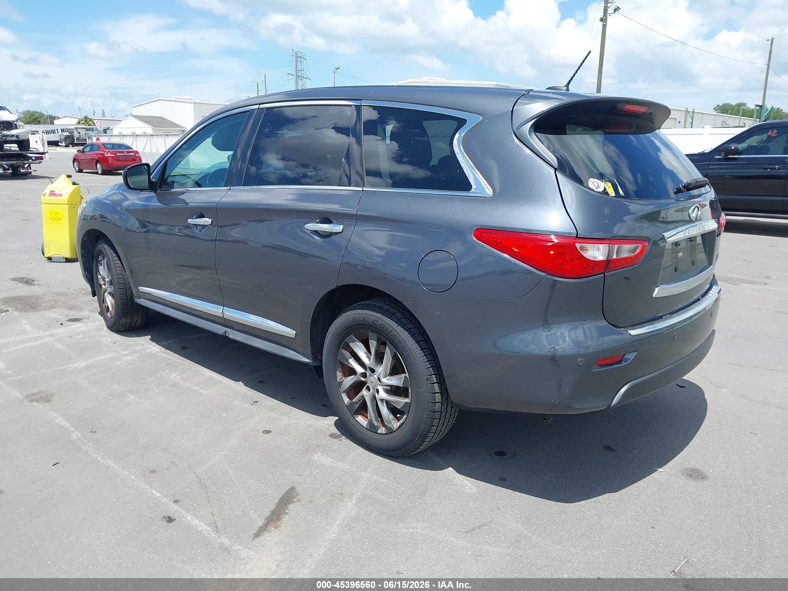 2013 Infiniti Jx35   Gray vin: 5N1AL0MN3DC320852