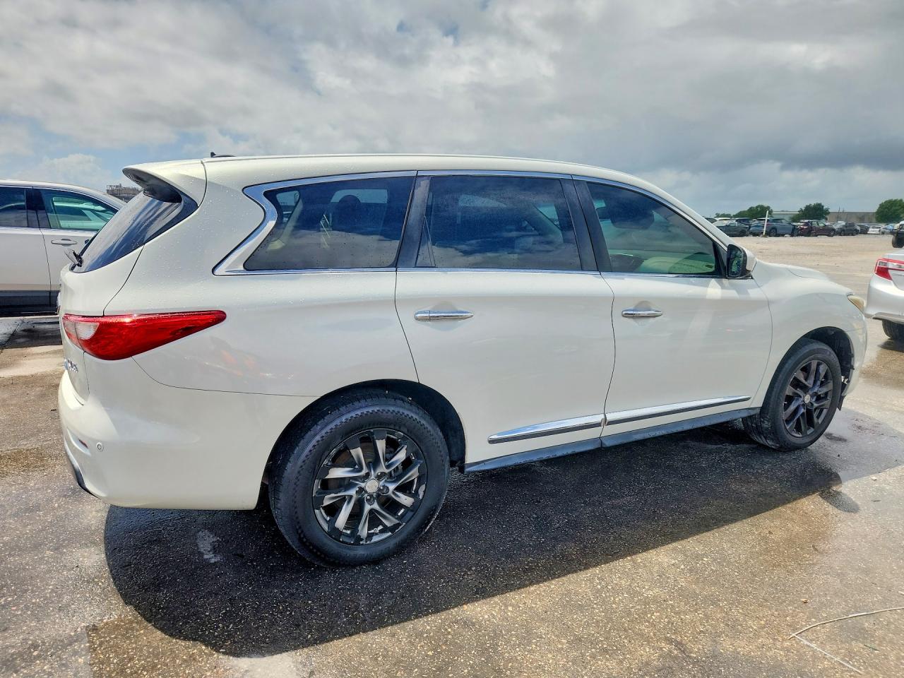2013 Infiniti Jx35 Base White vin: 5N1AL0MN3DC334816
