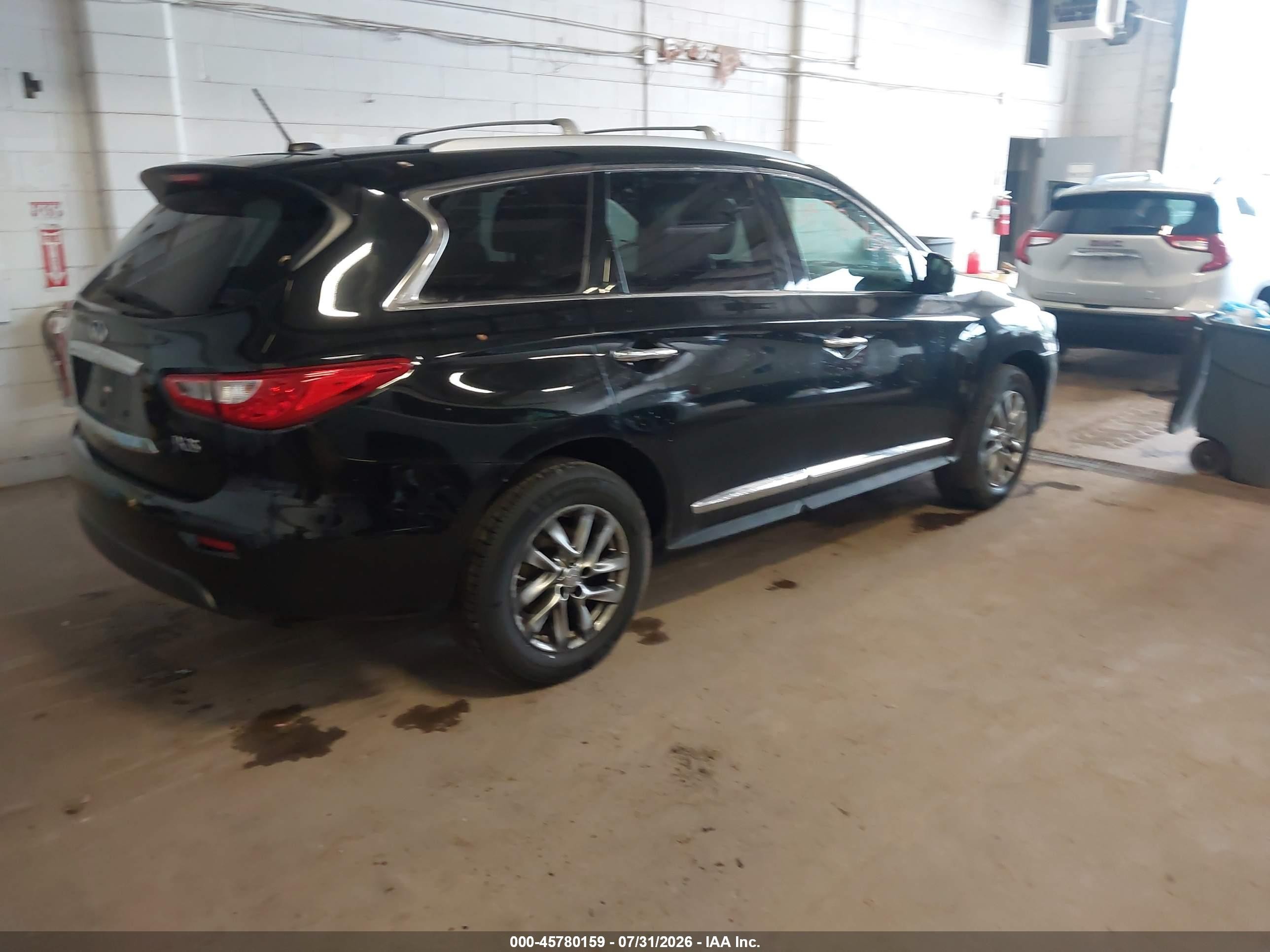 2013 Infiniti Jx35   Black vin: 5N1AL0MN3DC335383