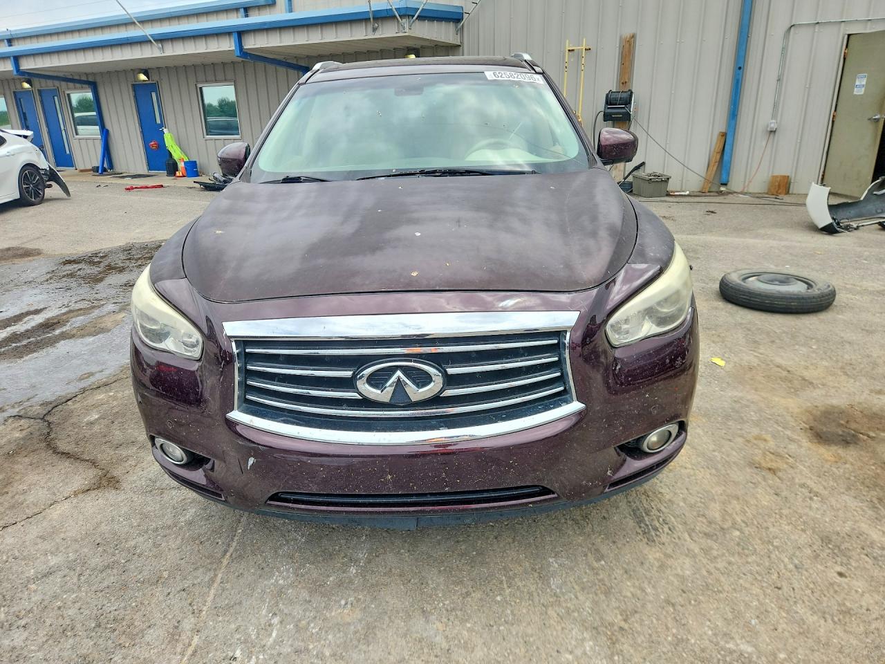 2013 Infiniti Jx35 Base Burgundy vin: 5N1AL0MN3DC336355
