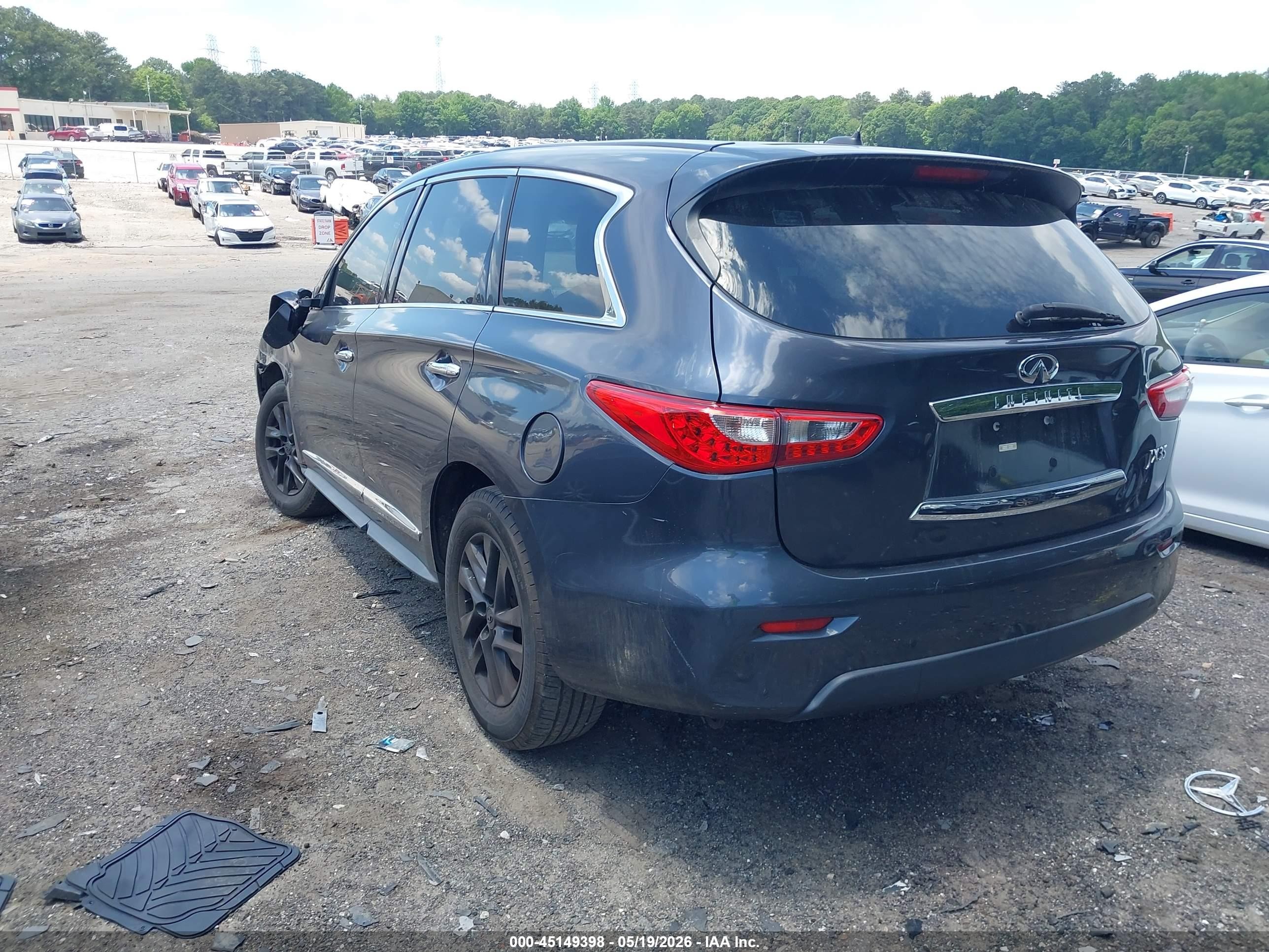 2013 Infiniti Jx35   Gray vin: 5N1AL0MN3DC346657