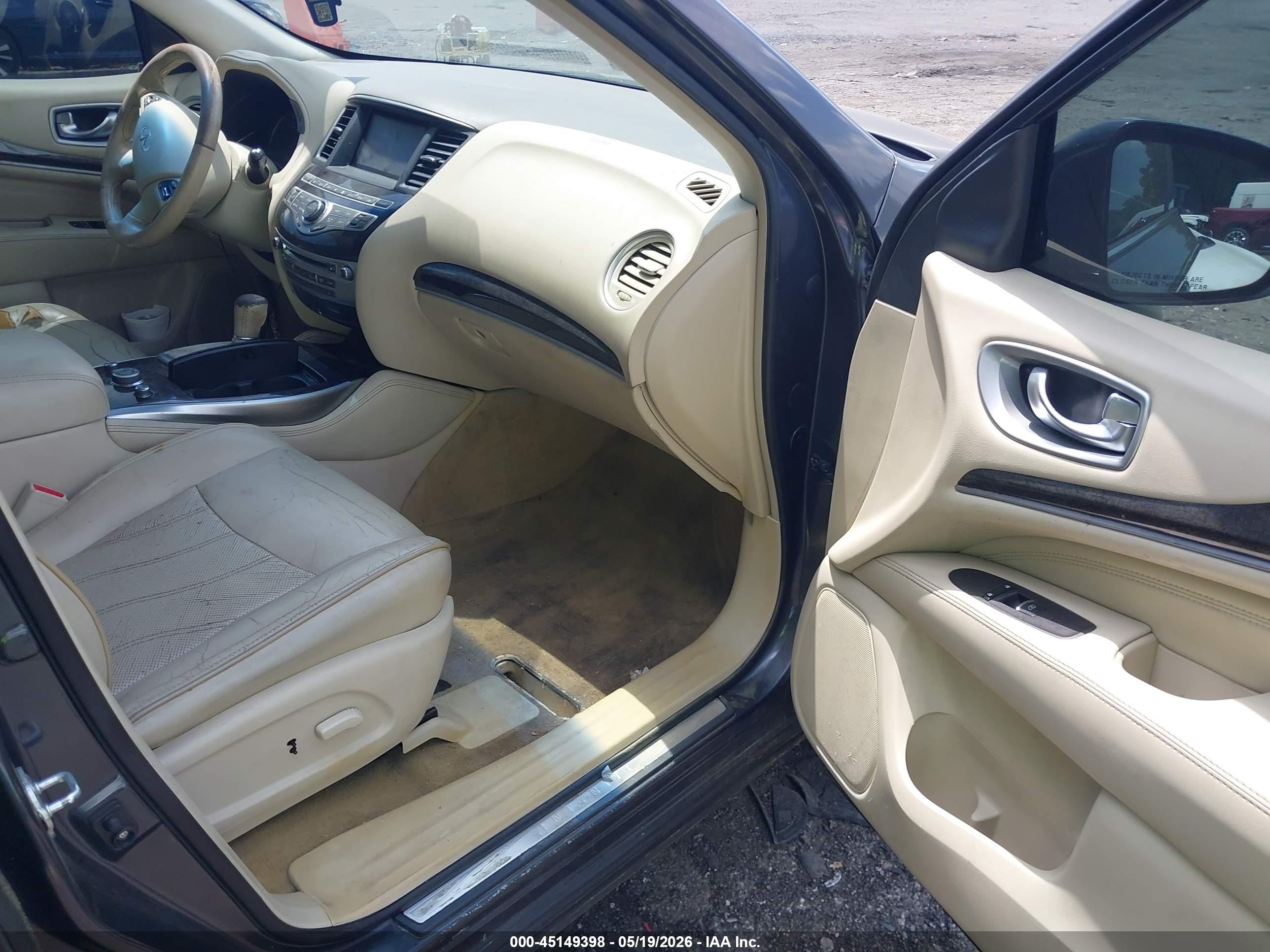 2013 Infiniti Jx35   Gray vin: 5N1AL0MN3DC346657