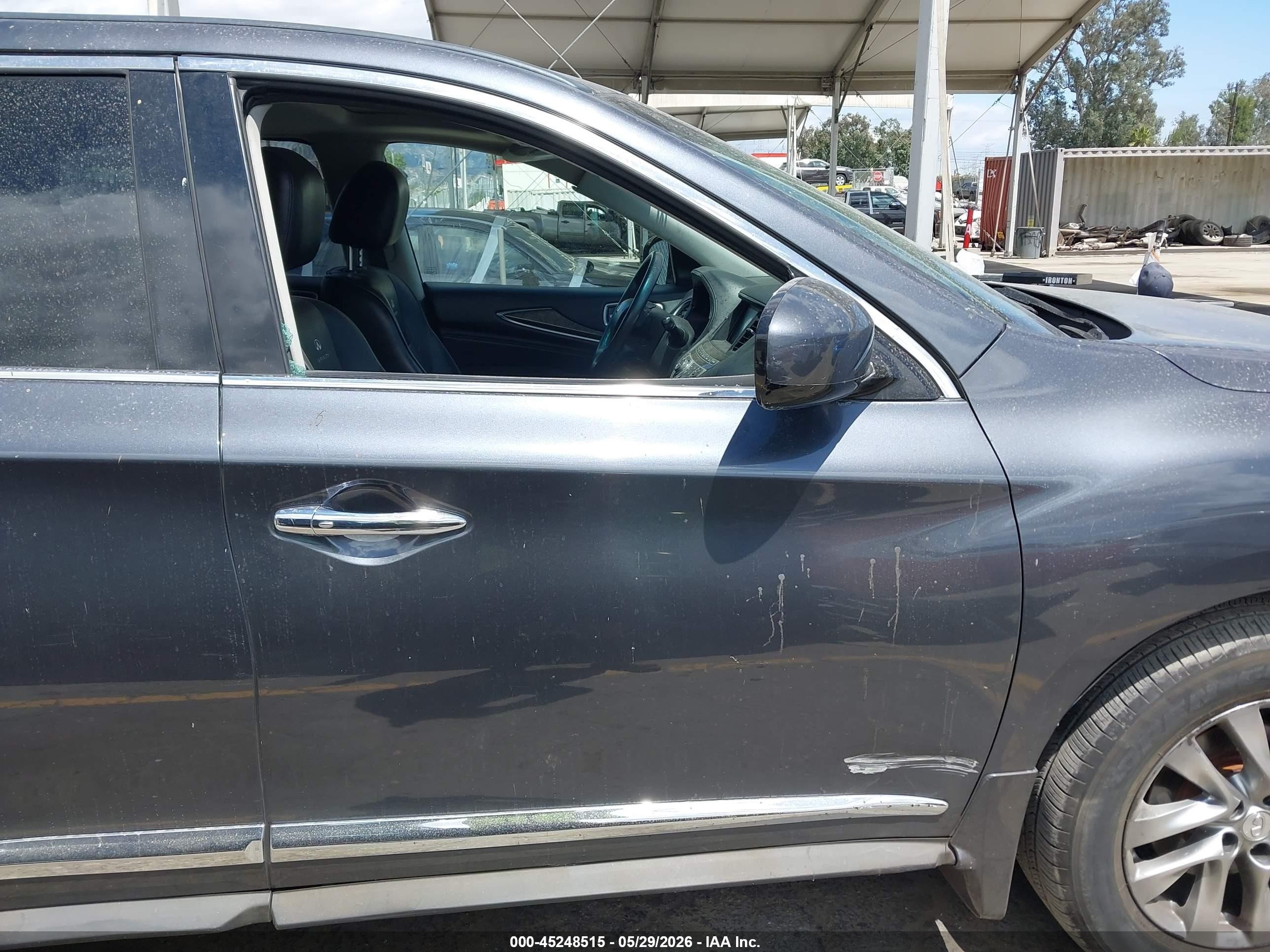 2013 Infiniti Jx35   Gray vin: 5N1AL0MN3DC350076