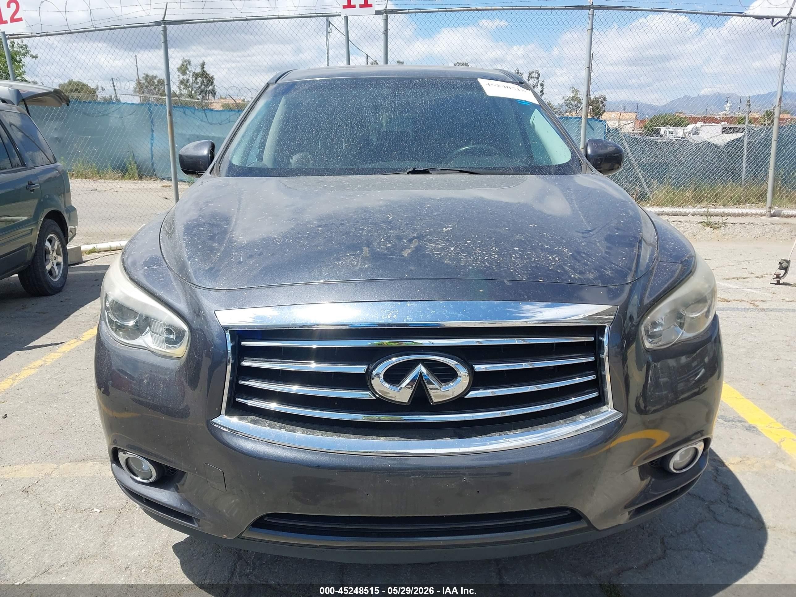2013 Infiniti Jx35   Gray vin: 5N1AL0MN3DC350076