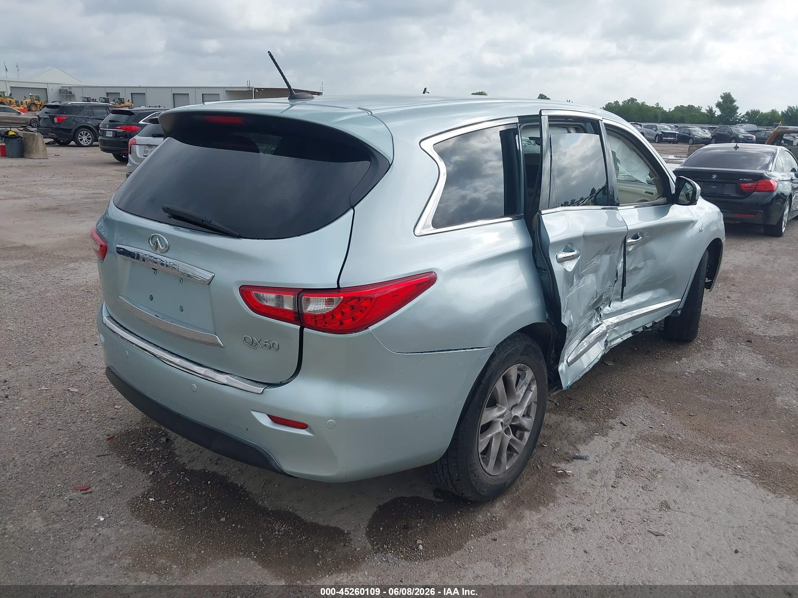 2014 Infiniti Qx60   Silver vin: 5N1AL0MN3EC501628
