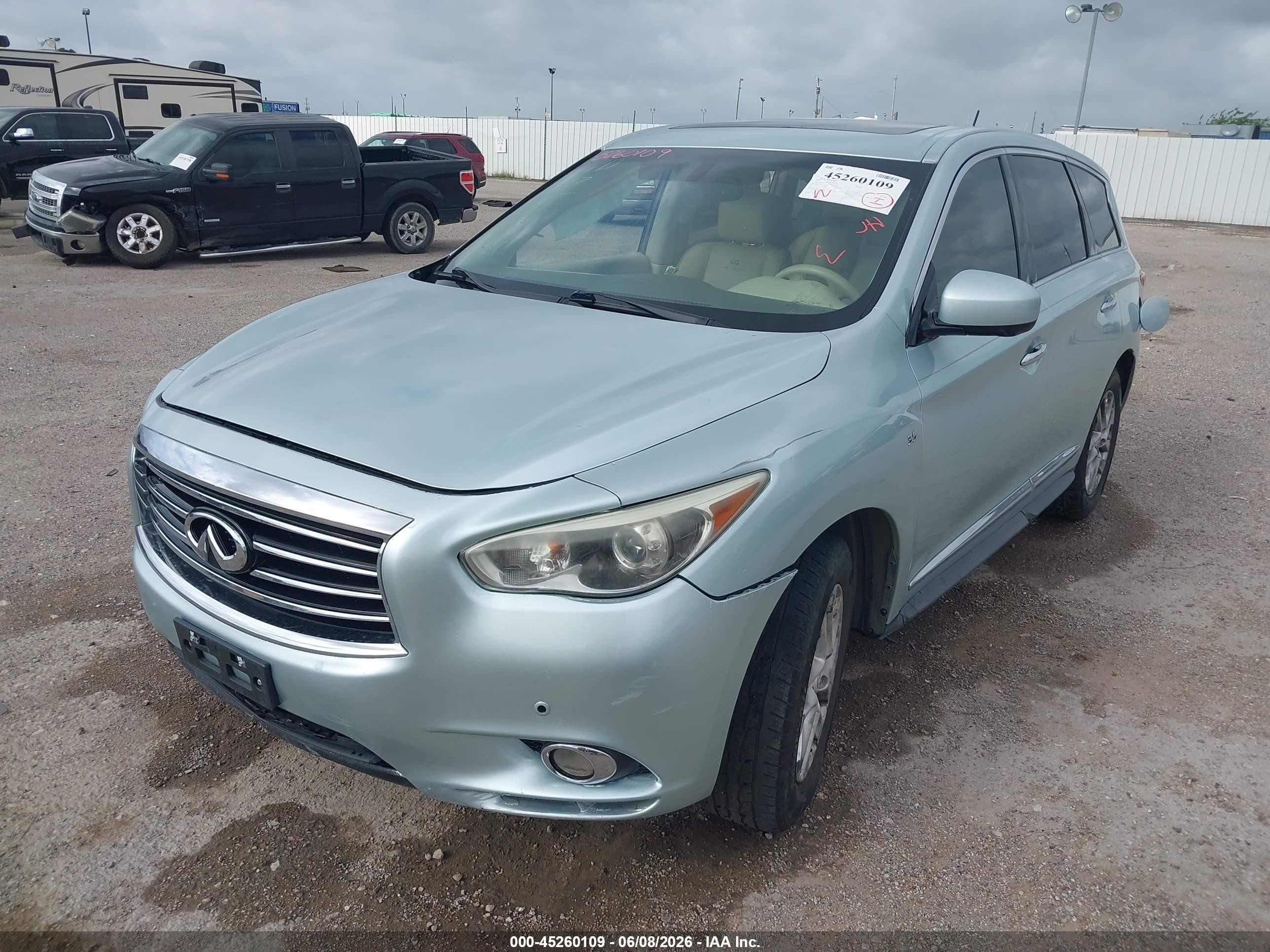2014 Infiniti Qx60   Silver vin: 5N1AL0MN3EC501628