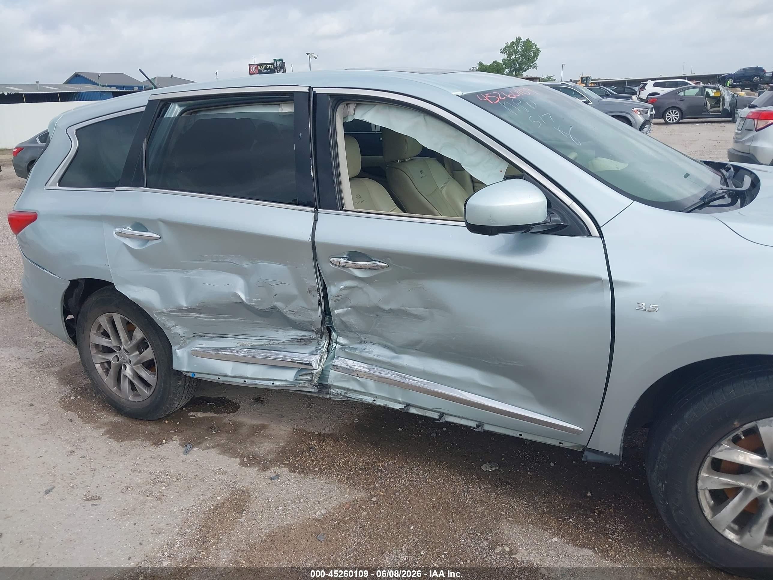 2014 Infiniti Qx60   Silver vin: 5N1AL0MN3EC501628