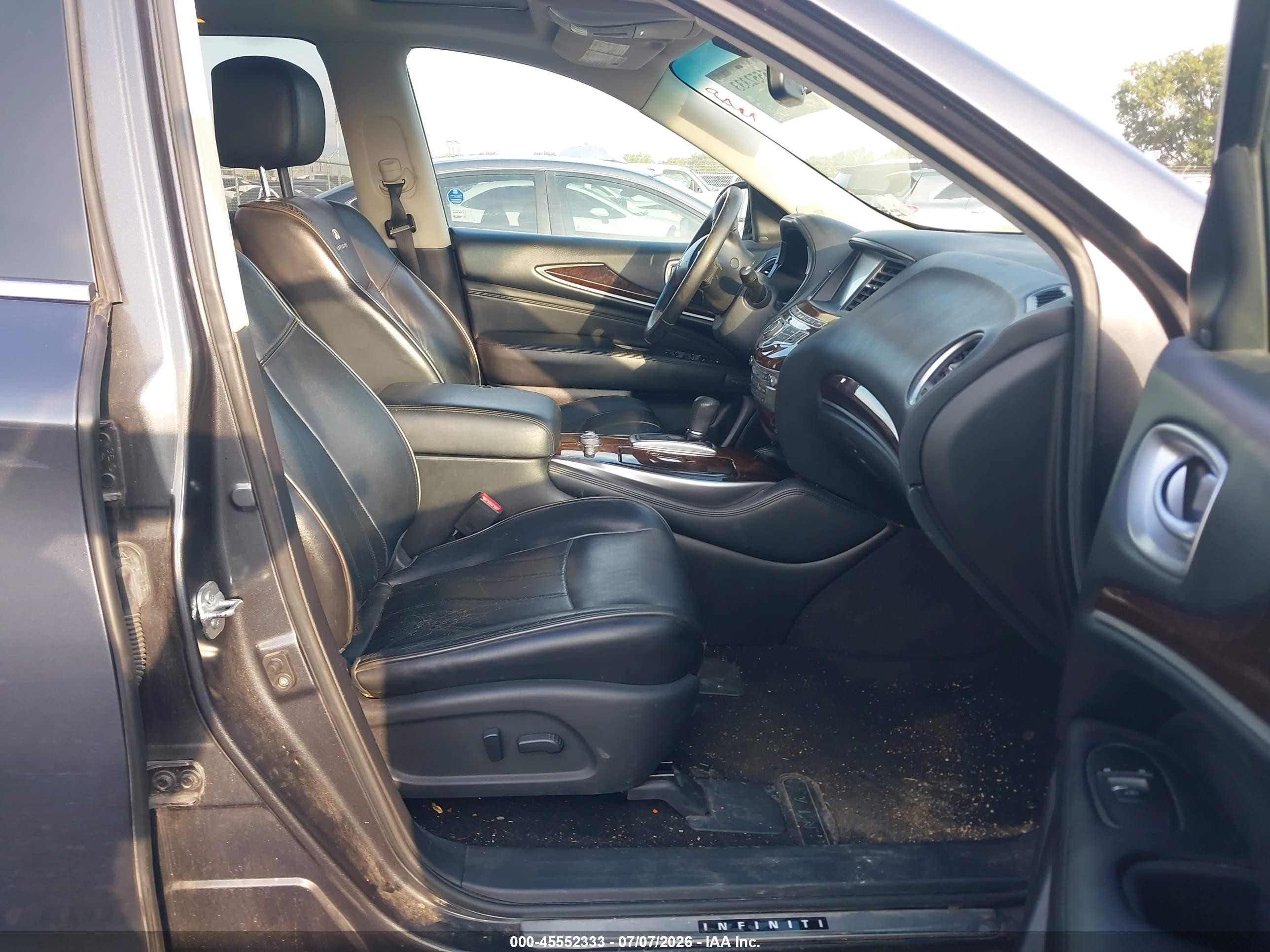 2014 Infiniti Qx60   Gray vin: 5N1AL0MN3EC510670