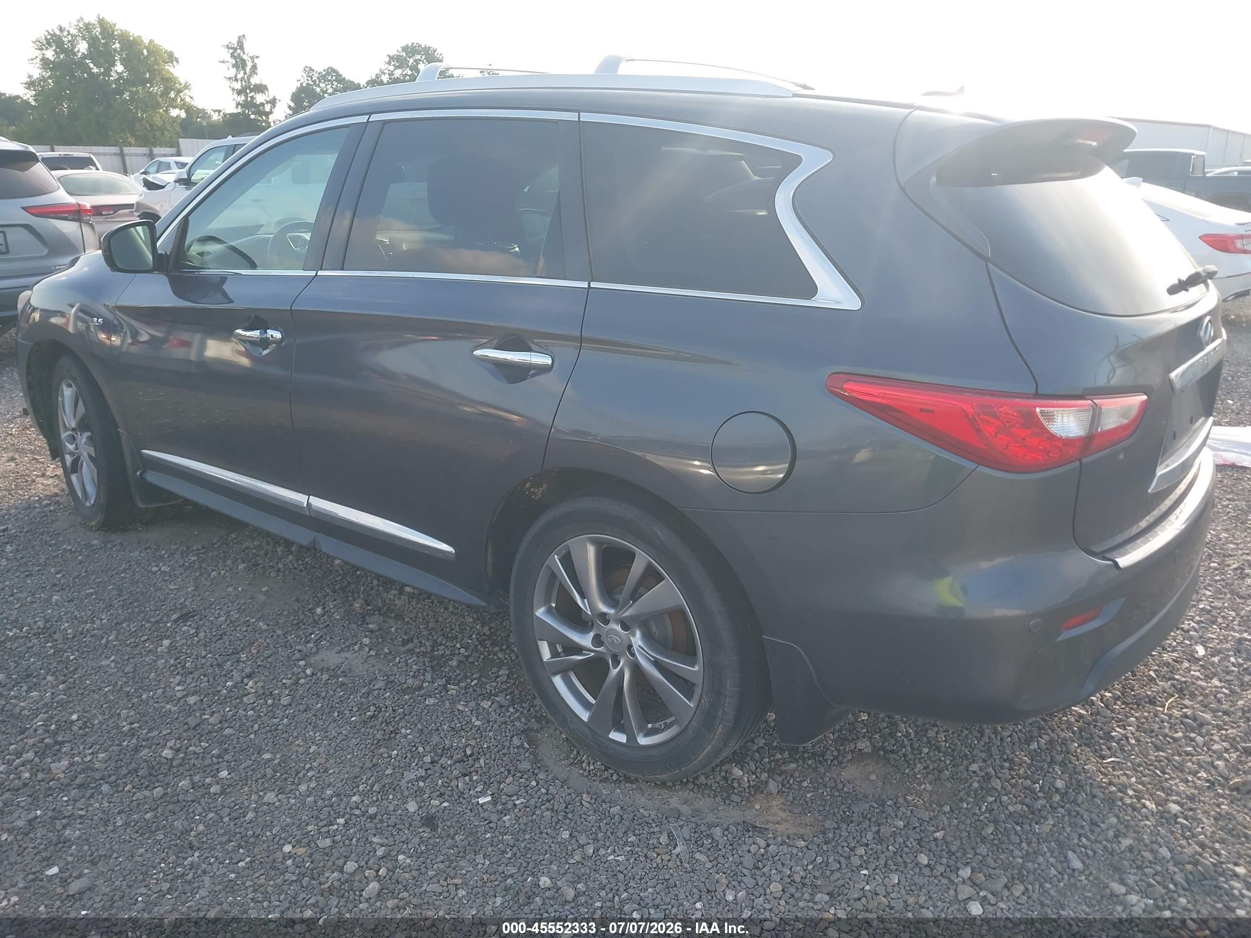 2014 Infiniti Qx60   Gray vin: 5N1AL0MN3EC510670