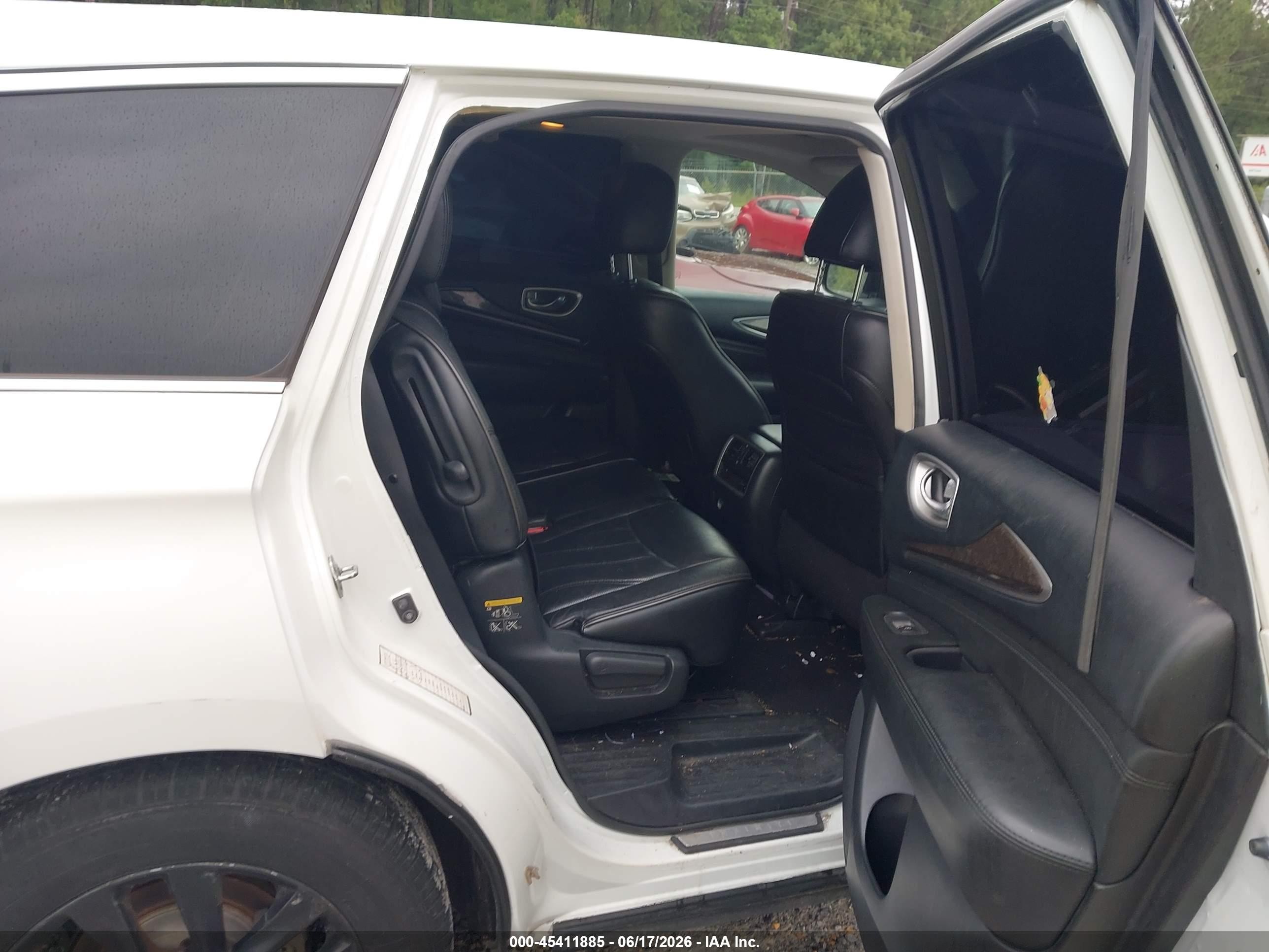 2014 Infiniti Qx60 White vin: 5N1AL0MN3EC518378