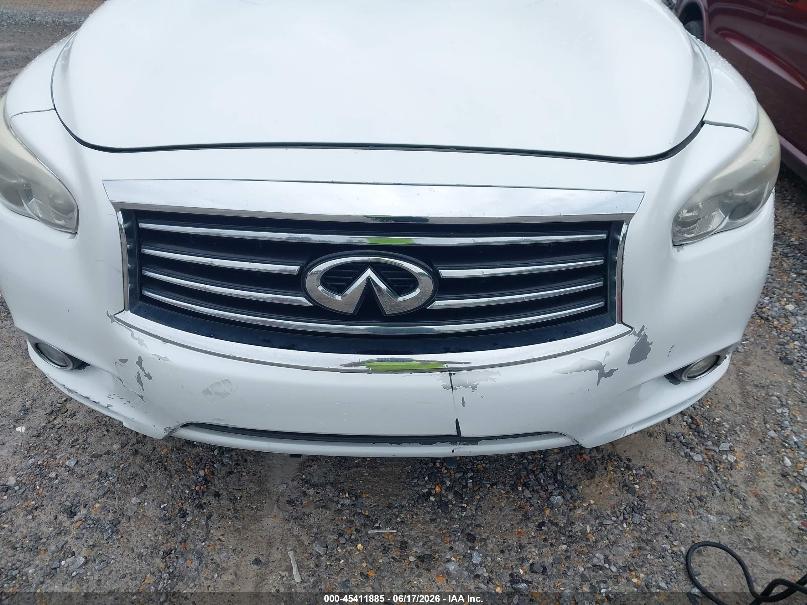 2014 Infiniti Qx60 White vin: 5N1AL0MN3EC518378