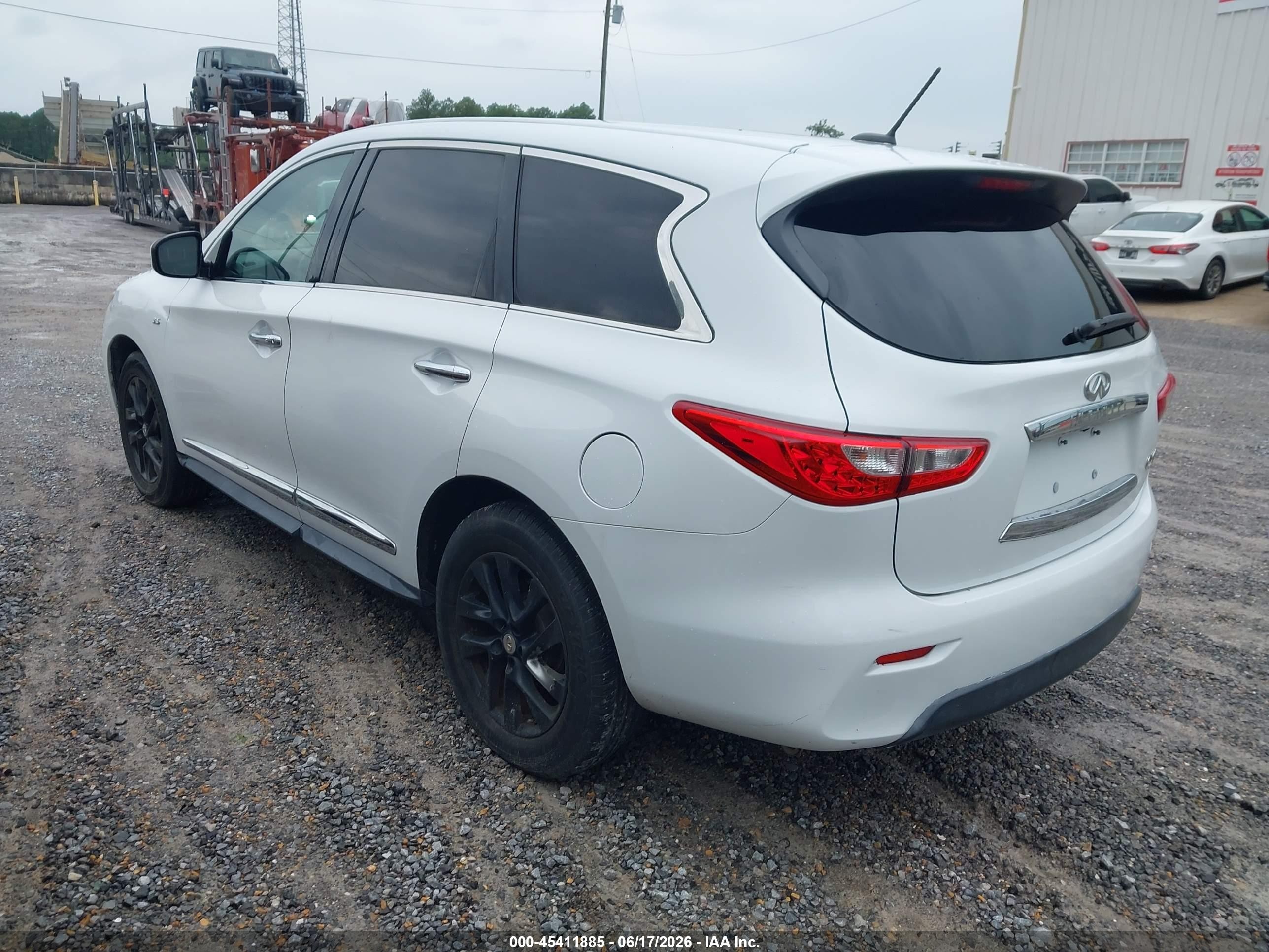 2014 Infiniti Qx60 White vin: 5N1AL0MN3EC518378